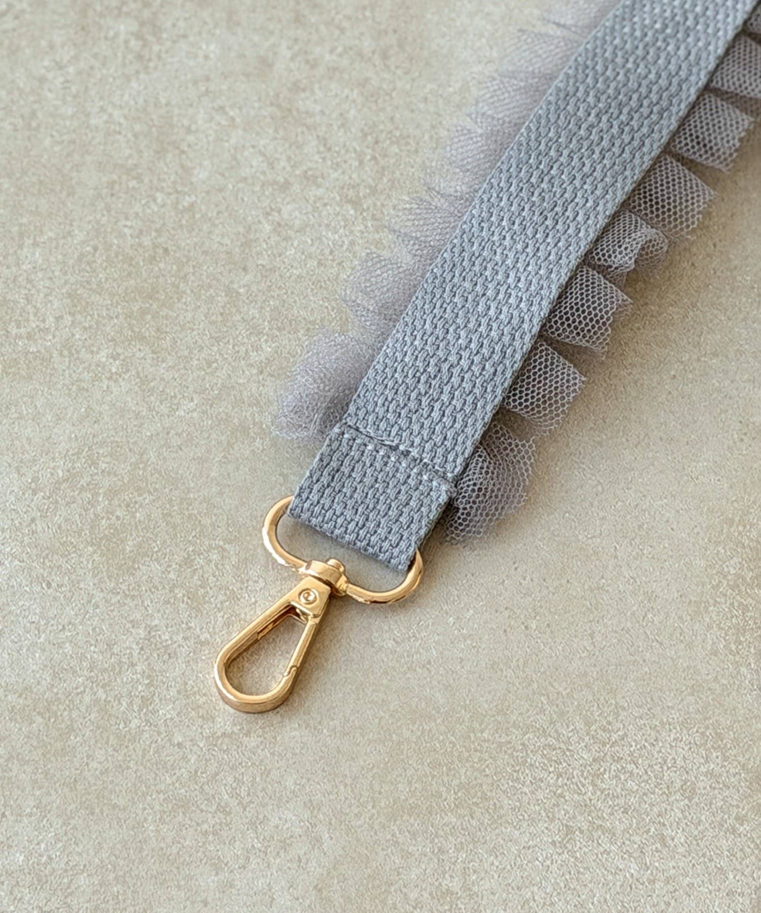 3COINS(スリーコインズ) チュールフリルスマホショルダー