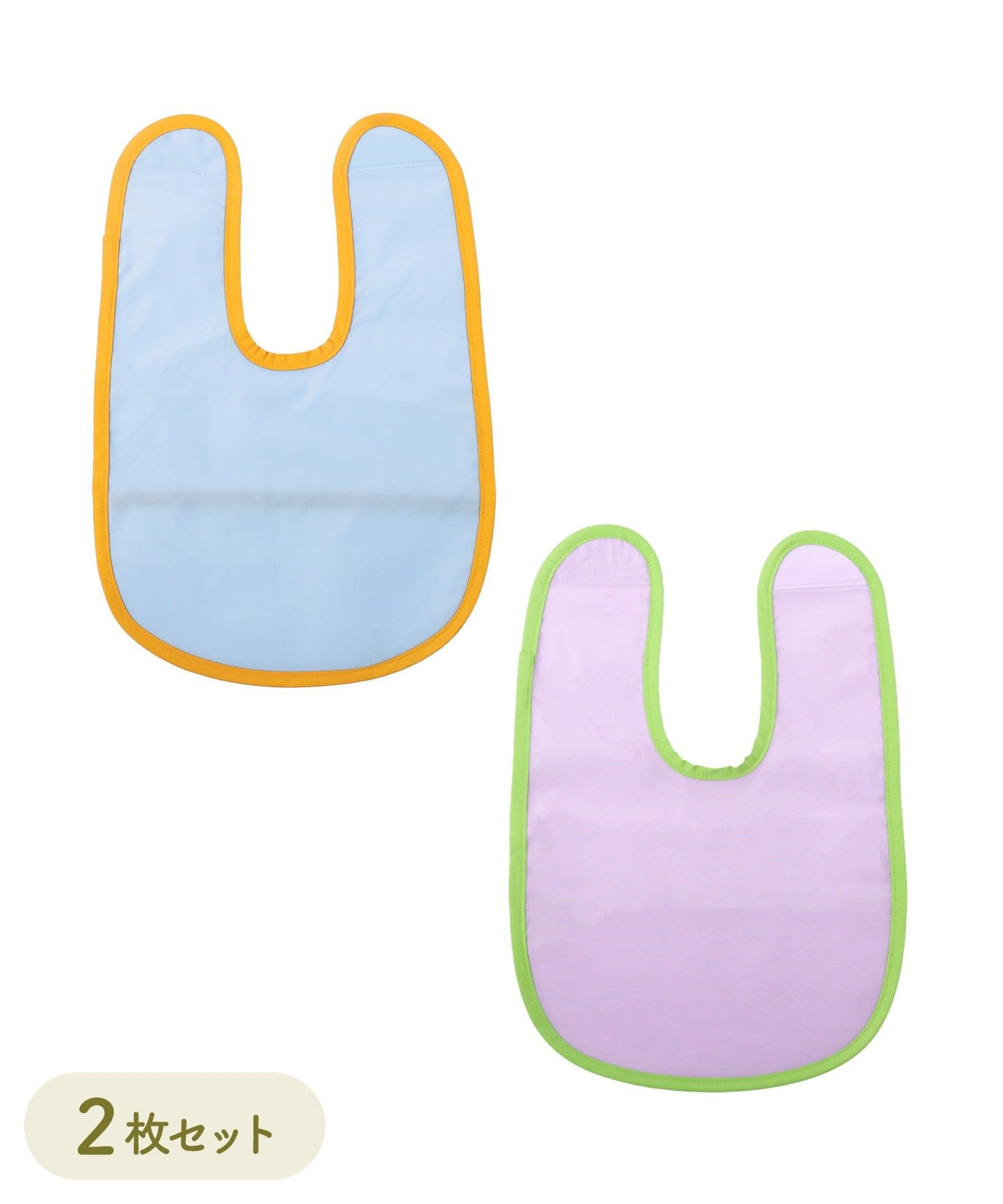 3COINS(スリーコインズ) お食事エプロン2枚セット