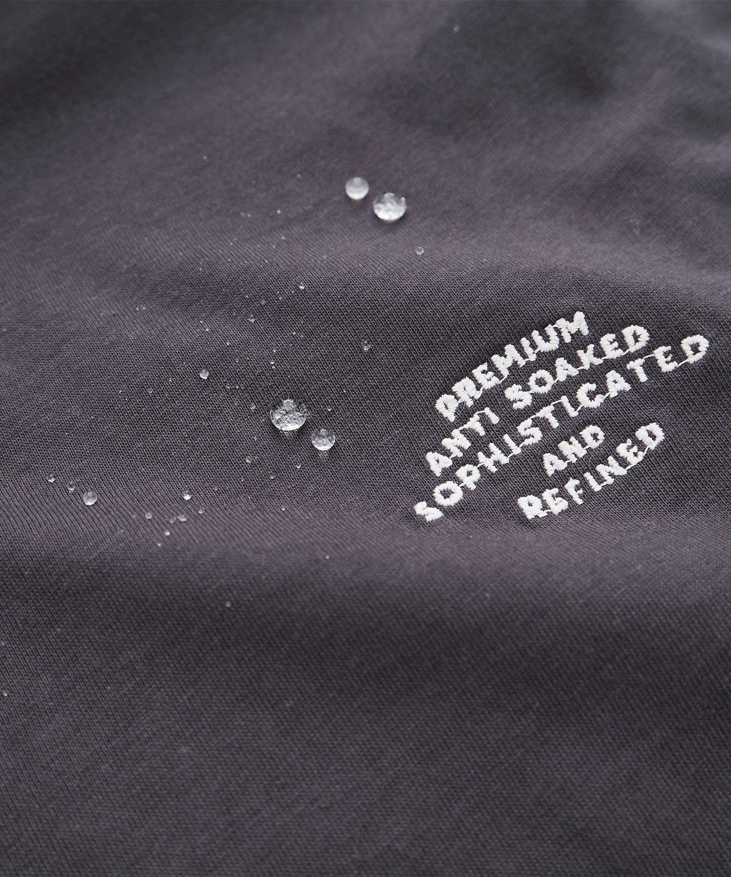 PUAL CE CIN(ピュアルセシン) 【汗ジミ防止加工】ワンポイントロゴ刺繍Tシャツ