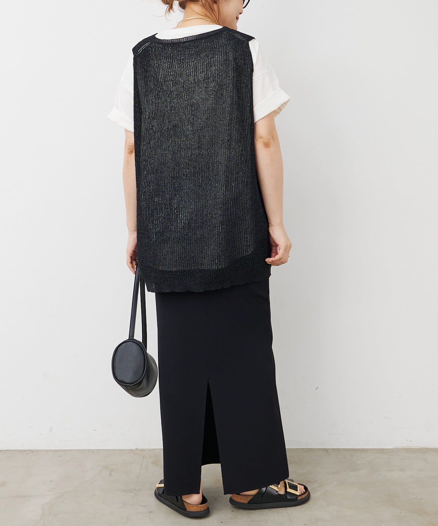 PUAL CE CIN(ピュアルセシン) テープヤーンベスト