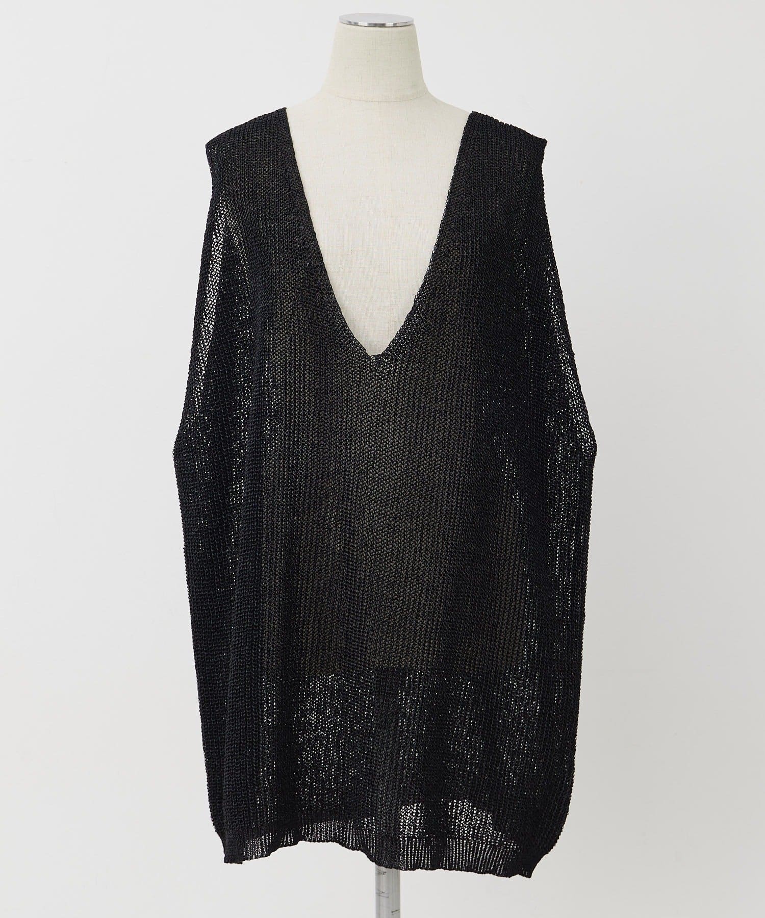 PUAL CE CIN(ピュアルセシン) テープヤーンベスト