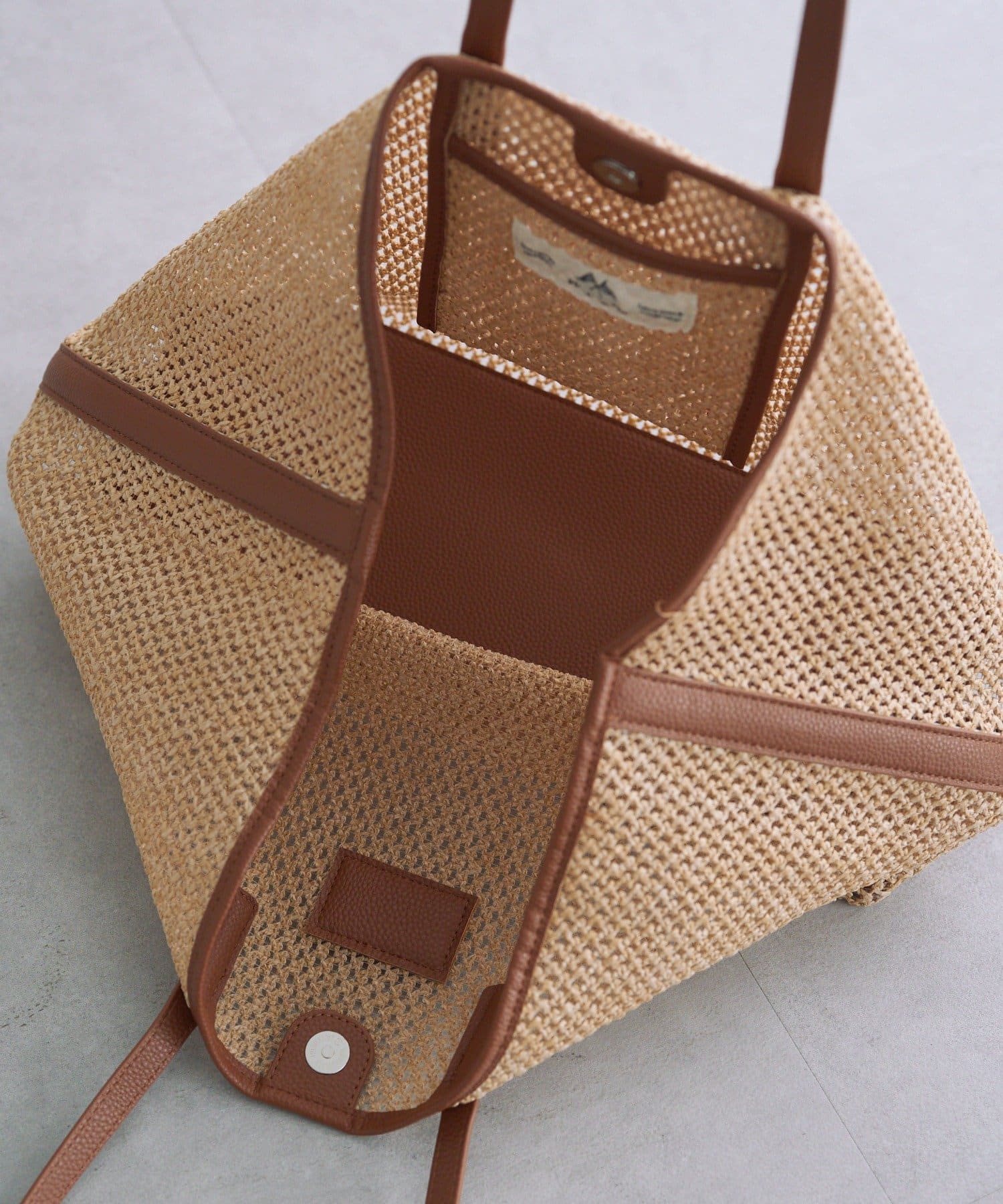 PUAL CE CIN(ピュアルセシン) 【リバイバル】2WAYカゴトートBAG