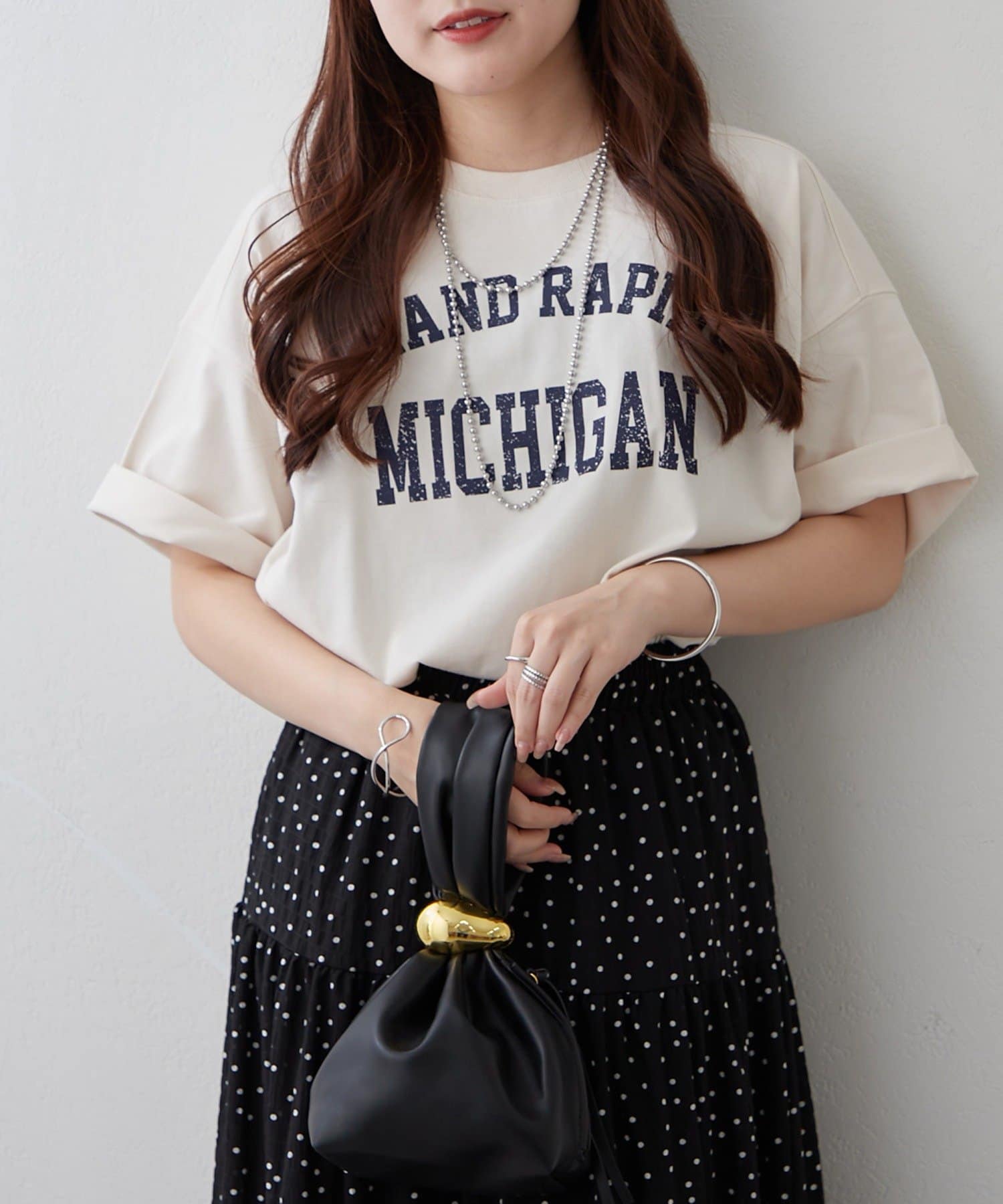 Remind me and forever(リマインドミーアンドフォーエバー) 《サスティナブル》ロゴTシャツ