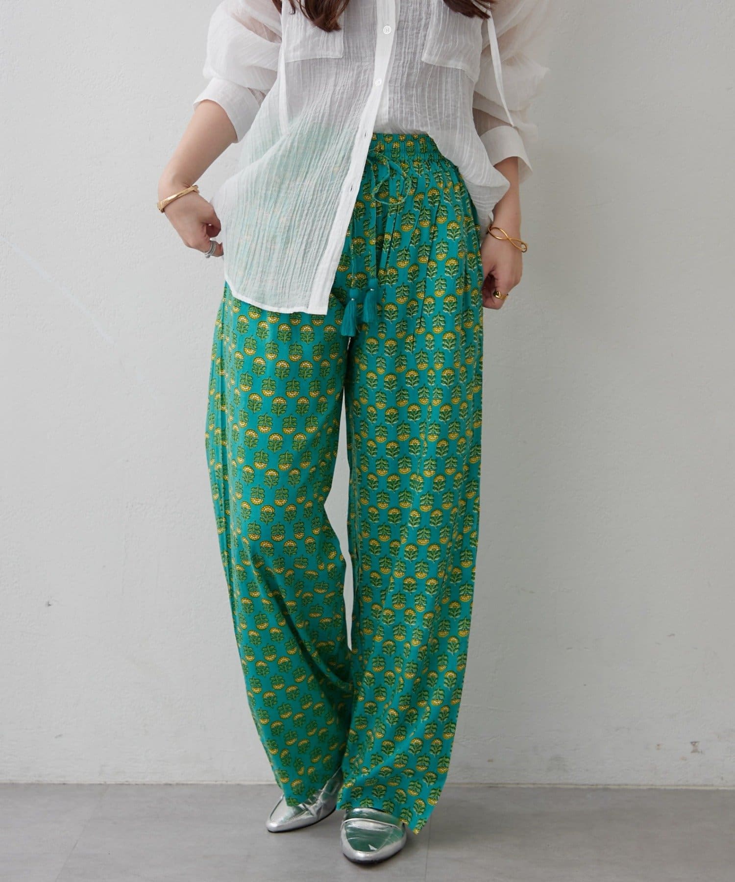 Remind me and forever(リマインドミーアンドフォーエバー) 【India series】アソート柄イージーパンツ