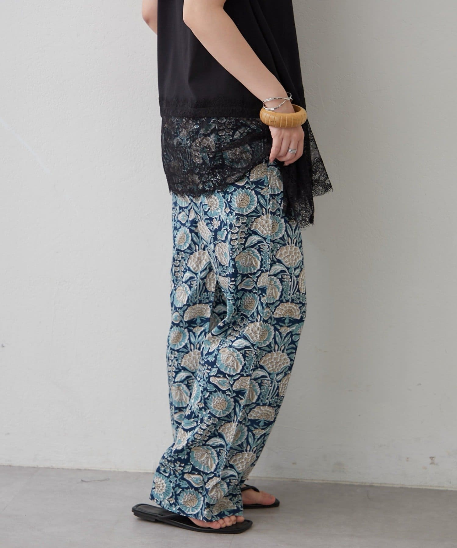 Remind me and forever(リマインドミーアンドフォーエバー) 【India series】アソート柄イージーパンツ