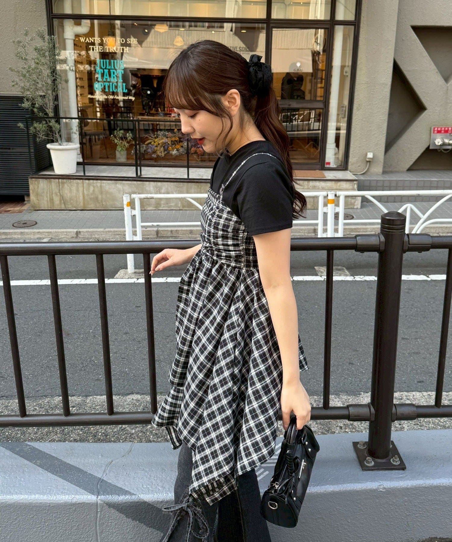 NICE CLAUP / OLIVE des OLIVE OUTLET(ナイスクラップ  / オリーブ デ オリーブ アウトレット) 【ANOTHER BRANCH】【丈違い】イレヘムキャミチュニック