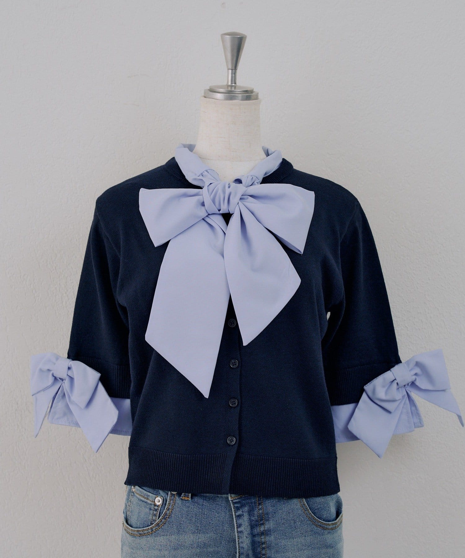 NICE CLAUP / OLIVE des OLIVE OUTLET(ナイスクラップ  / オリーブ デ オリーブ アウトレット) 【ANOTHER BRANCH】ドッキングボウタイプルオーバー