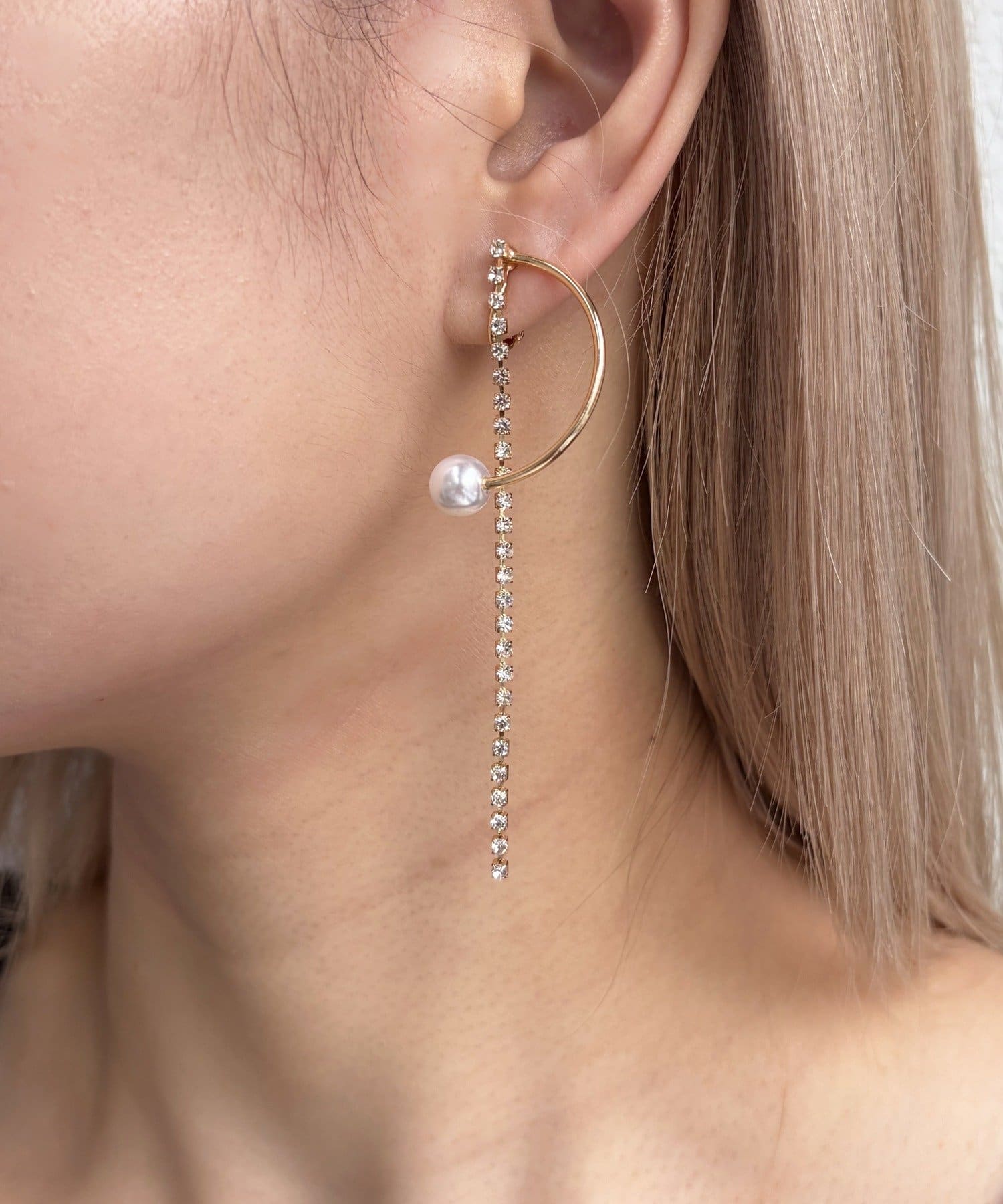 Lattice(ラティス) ストーンイヤリング