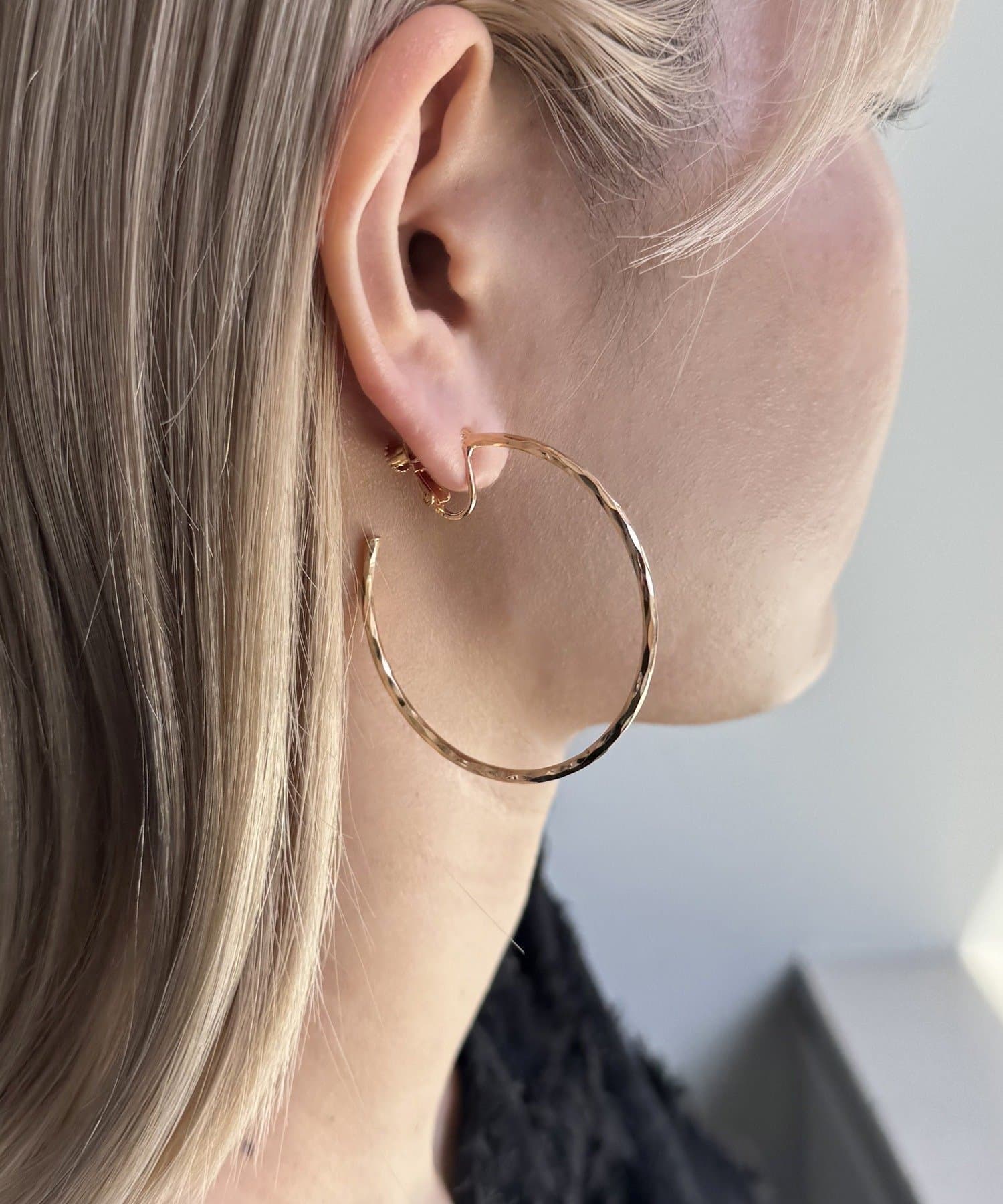 Lattice(ラティス) メタルフープイヤリング