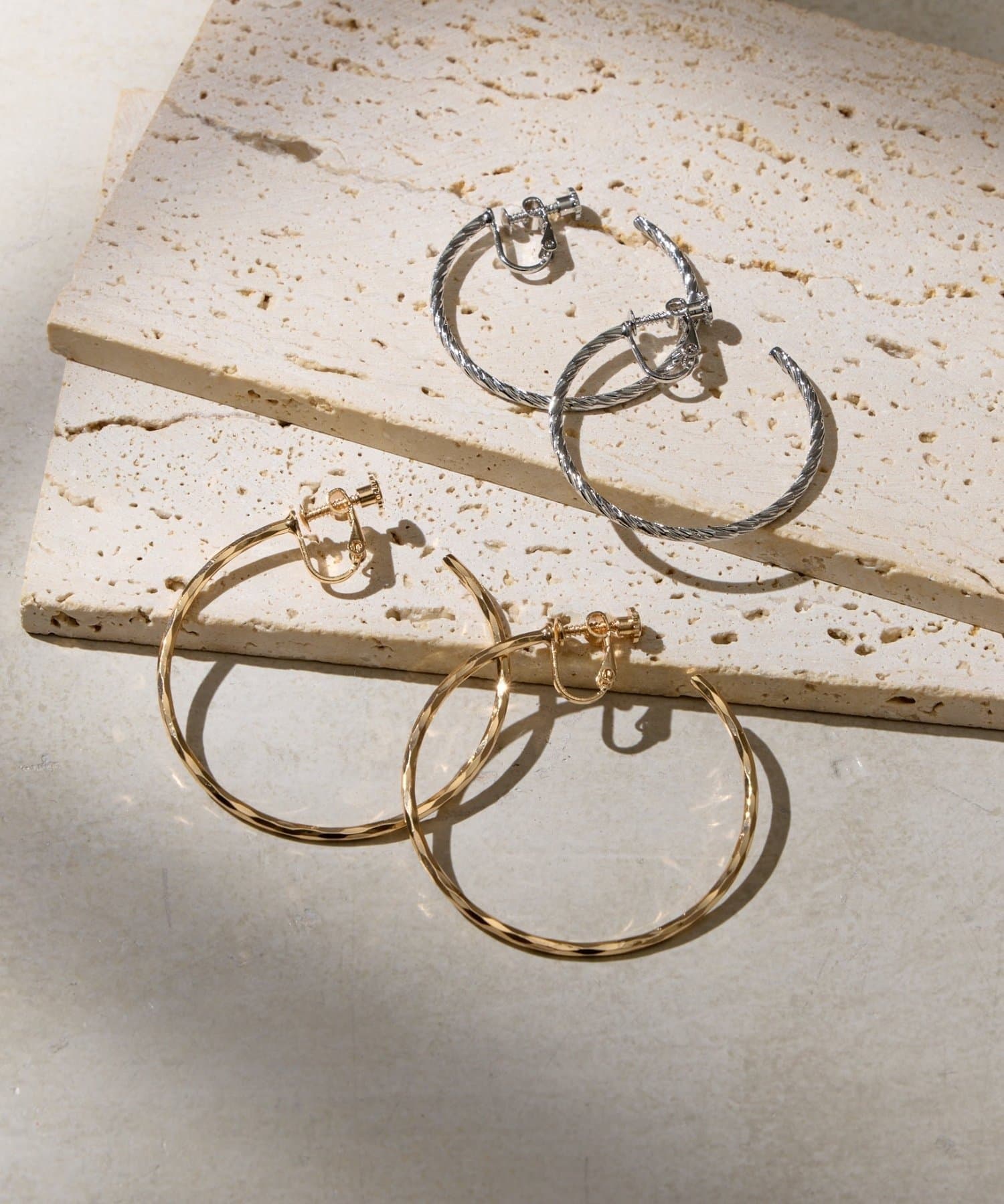 Lattice(ラティス) メタルフープイヤリング