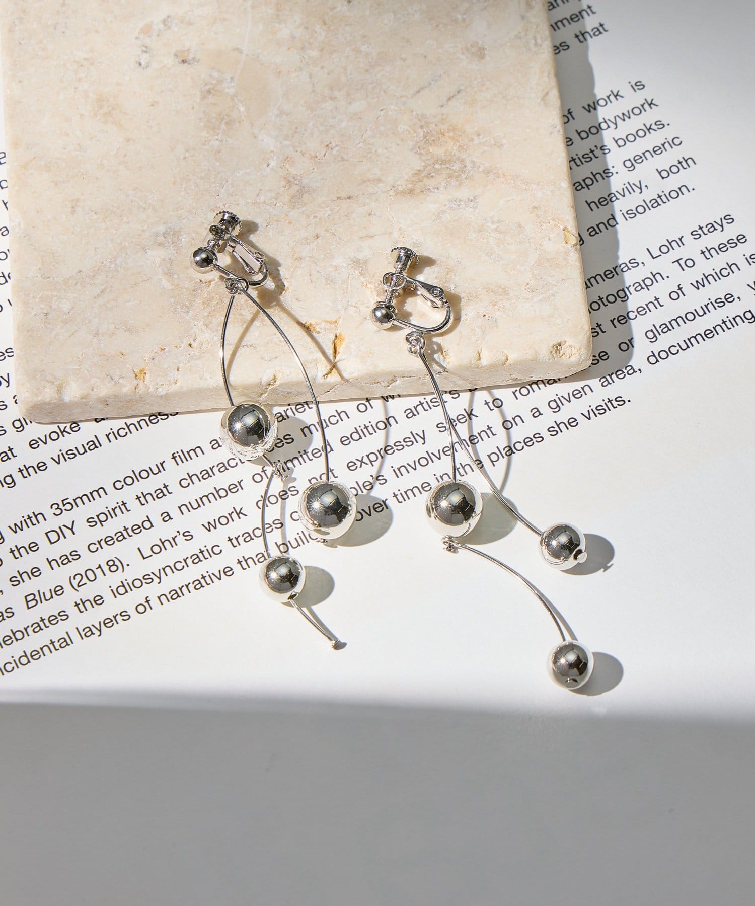 Lattice(ラティス) パール/メタルイヤリング