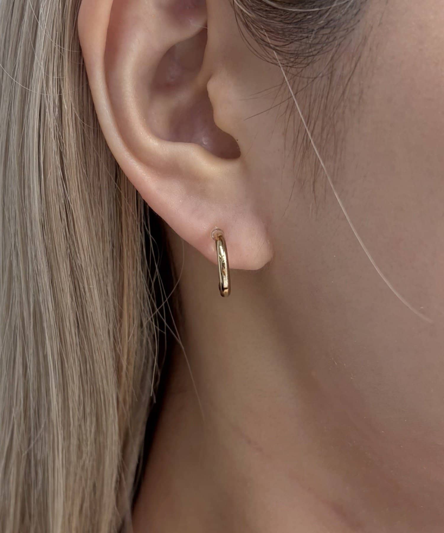 Lattice(ラティス) ＜樹脂＞フープイヤリング