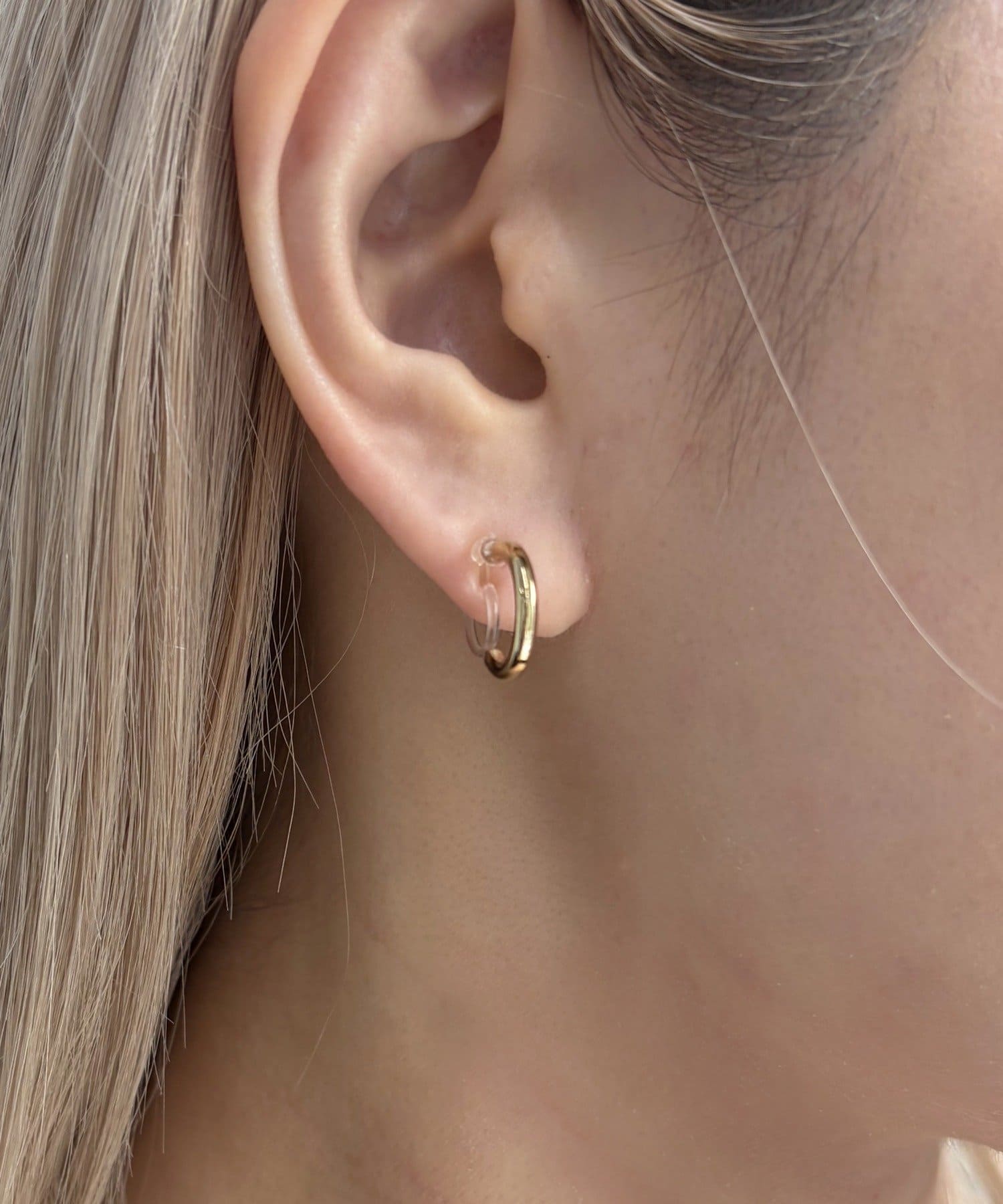 Lattice(ラティス) ＜樹脂＞フープイヤリング