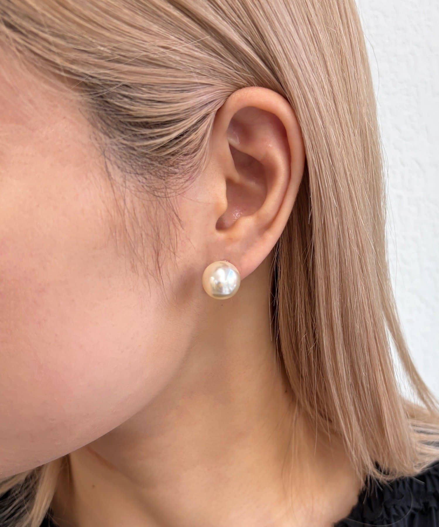 Lattice(ラティス) ＜樹脂＞パールイヤリング