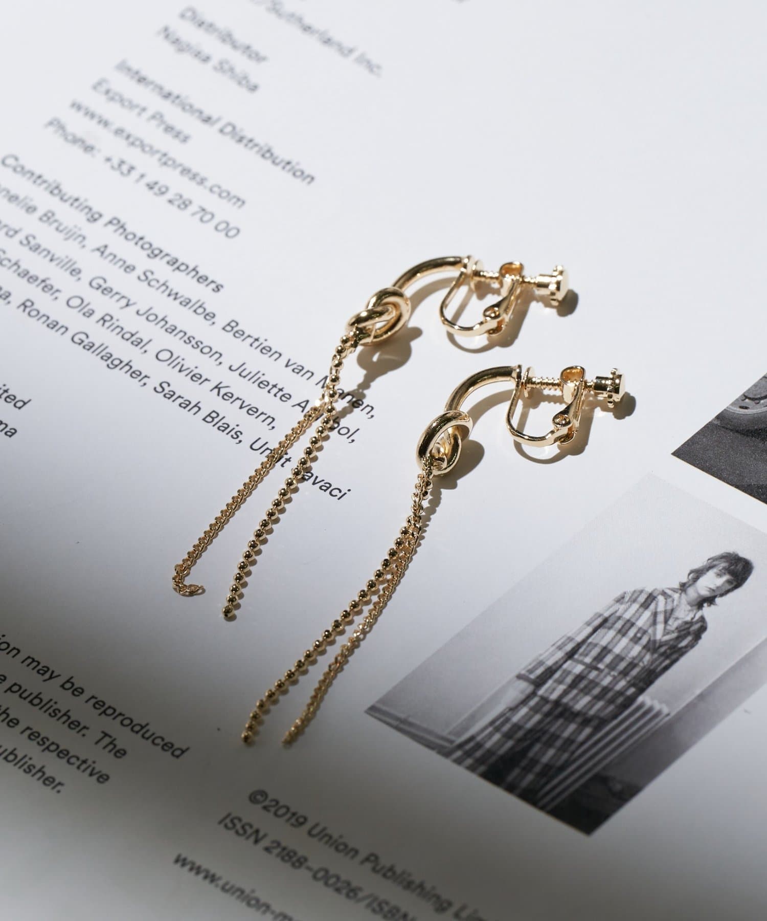 Lattice(ラティス) メタルロングイヤリング