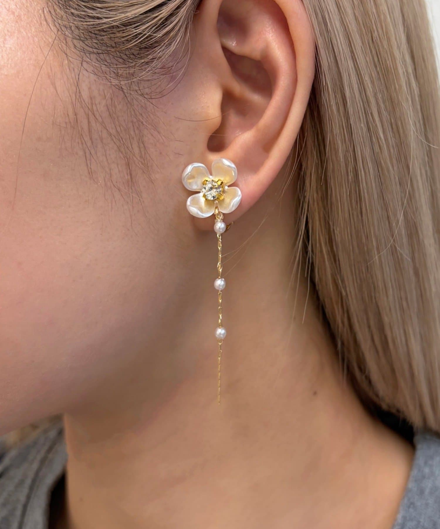 Lattice(ラティス) フラワーイヤリング