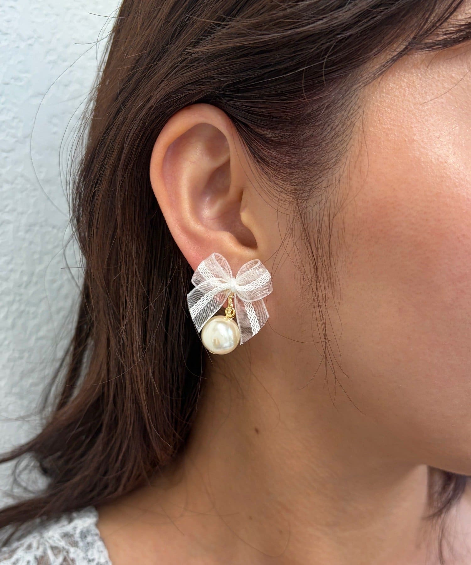 Lattice(ラティス) リボンイヤリング