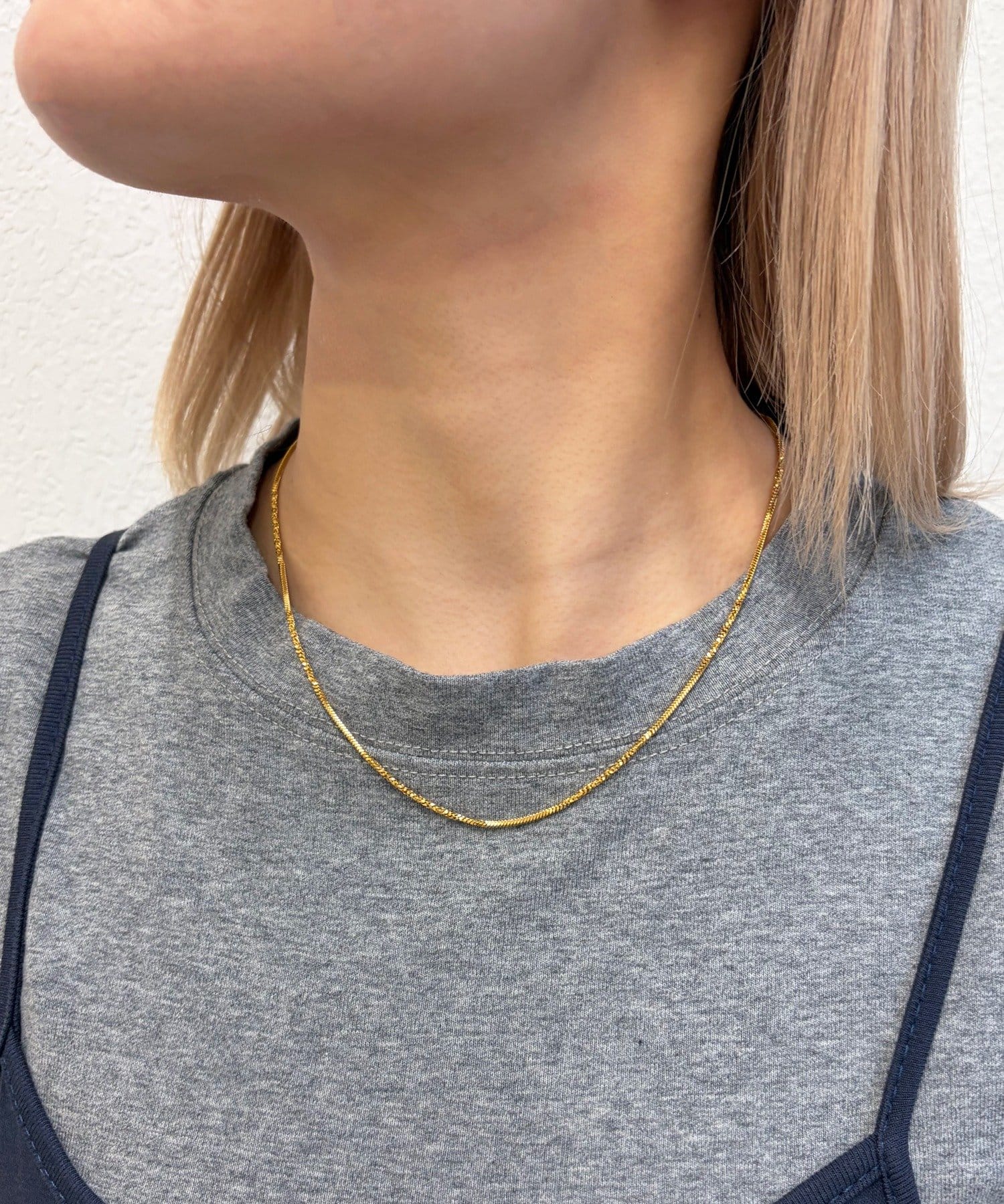 Lattice(ラティス) ＜ステンレス＞シンプルネックレス