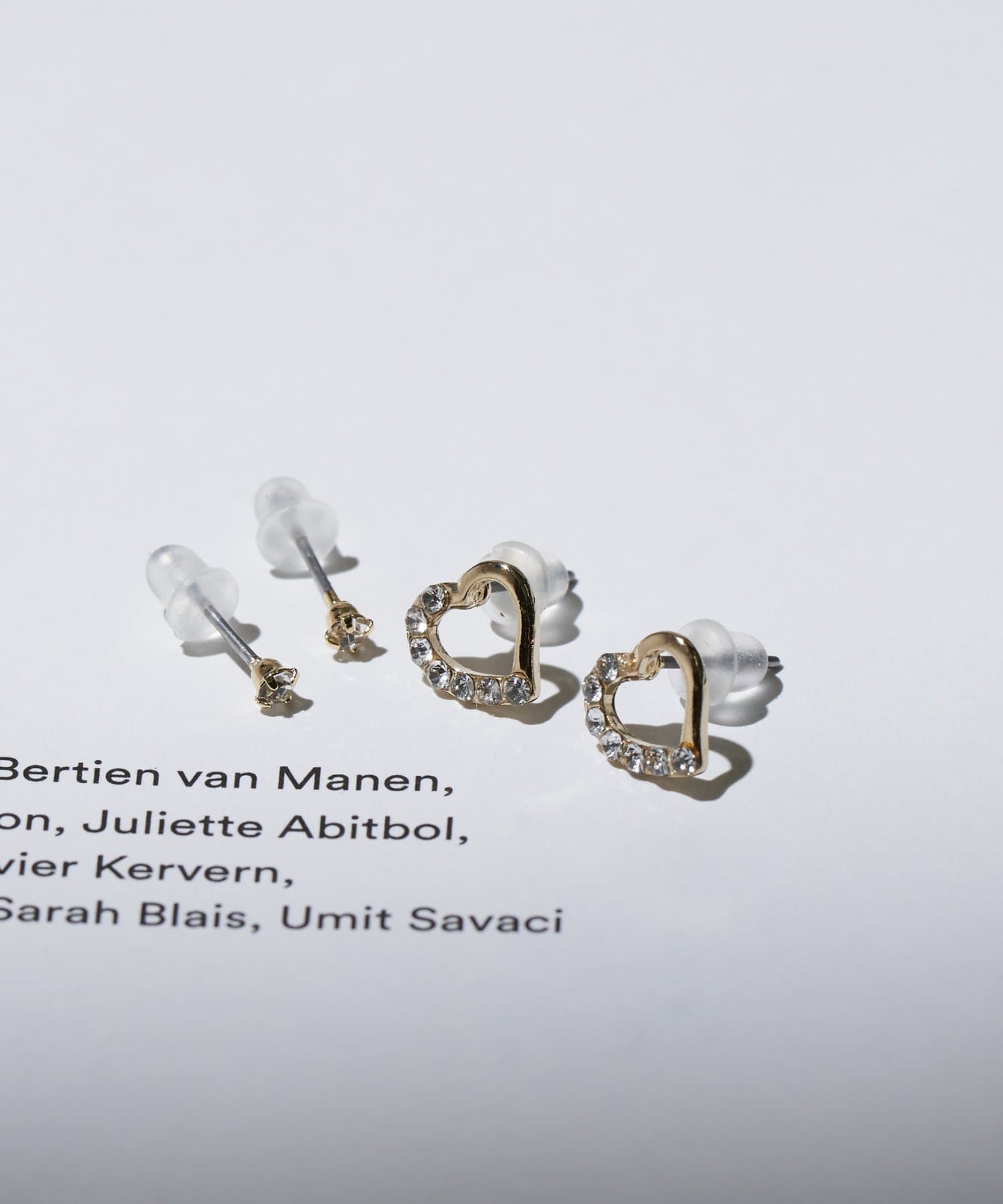 Lattice(ラティス) ハートピアスセット(4P)