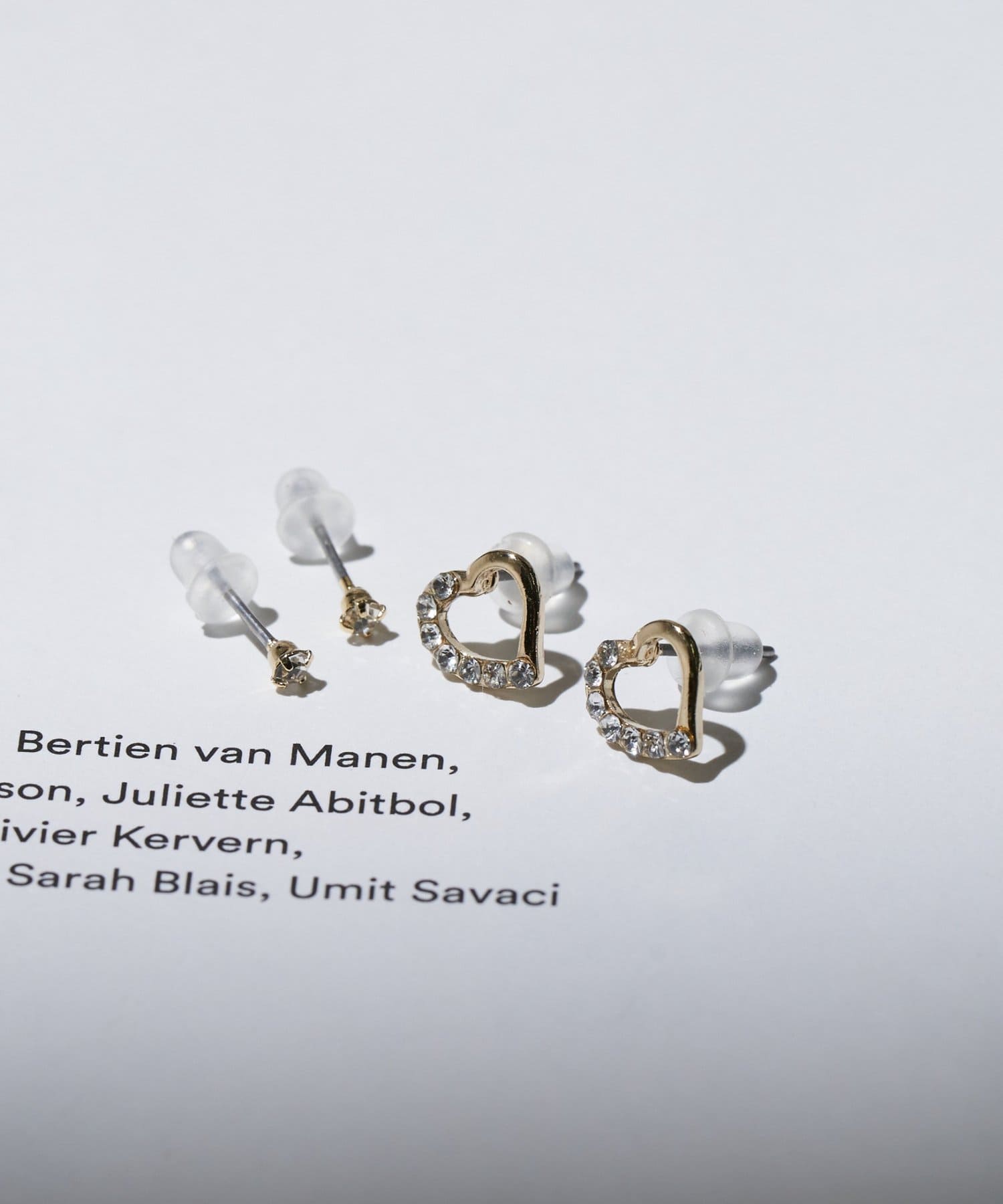 Lattice(ラティス) ハートピアスセット(4P)