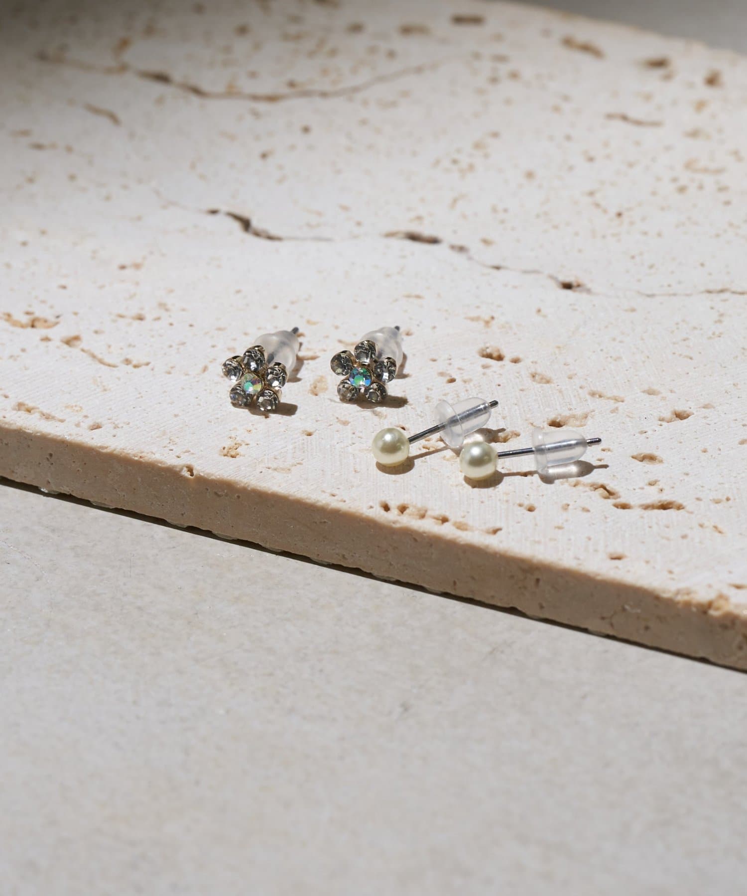 Lattice(ラティス) フラワーピアスセット(4P)