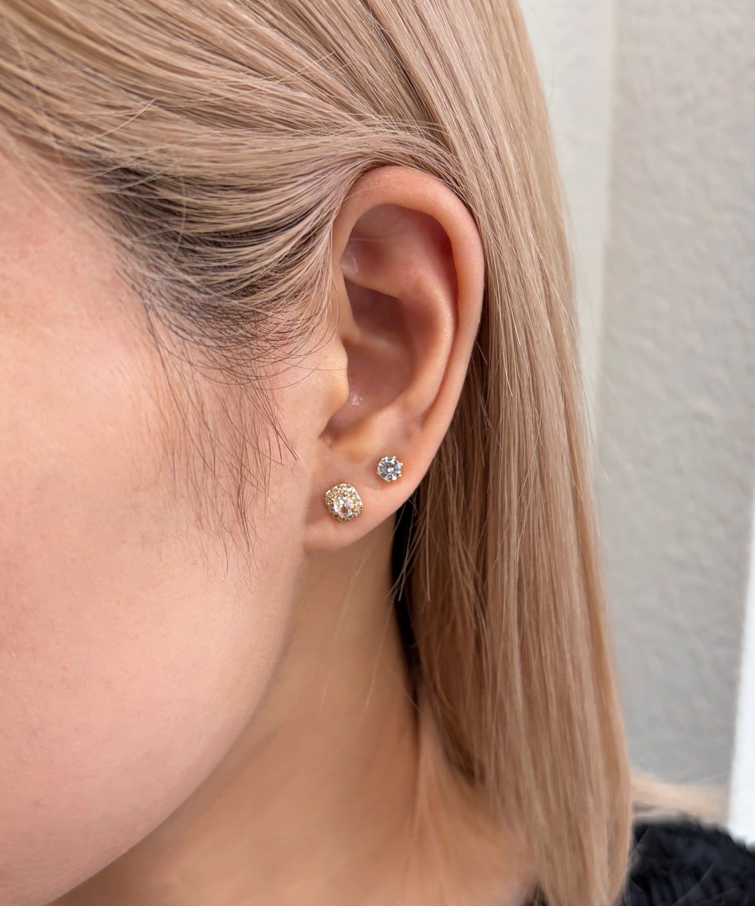 Lattice(ラティス) ビジューピアスセット(4P)