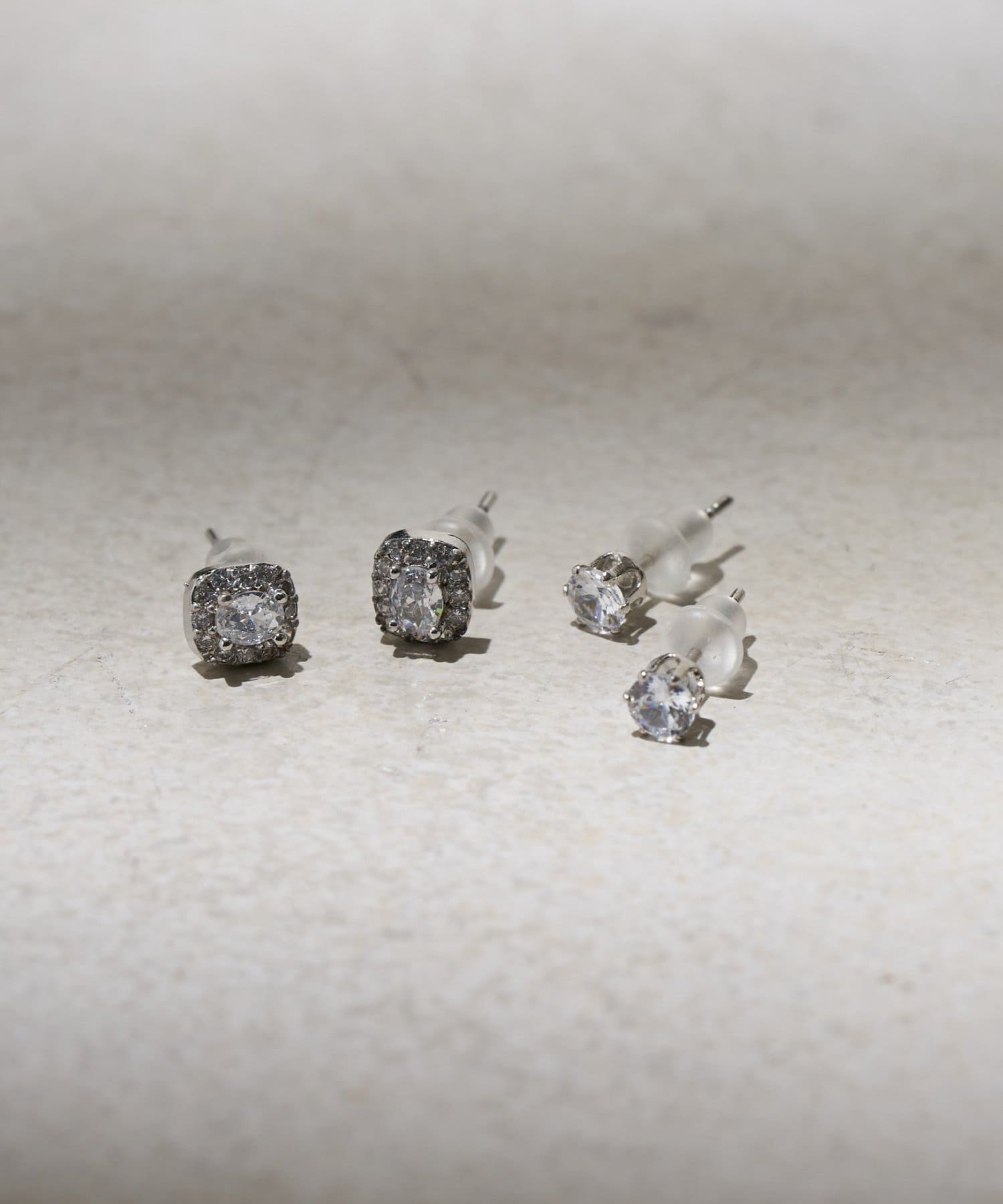 Lattice(ラティス) ビジューピアスセット(4P)