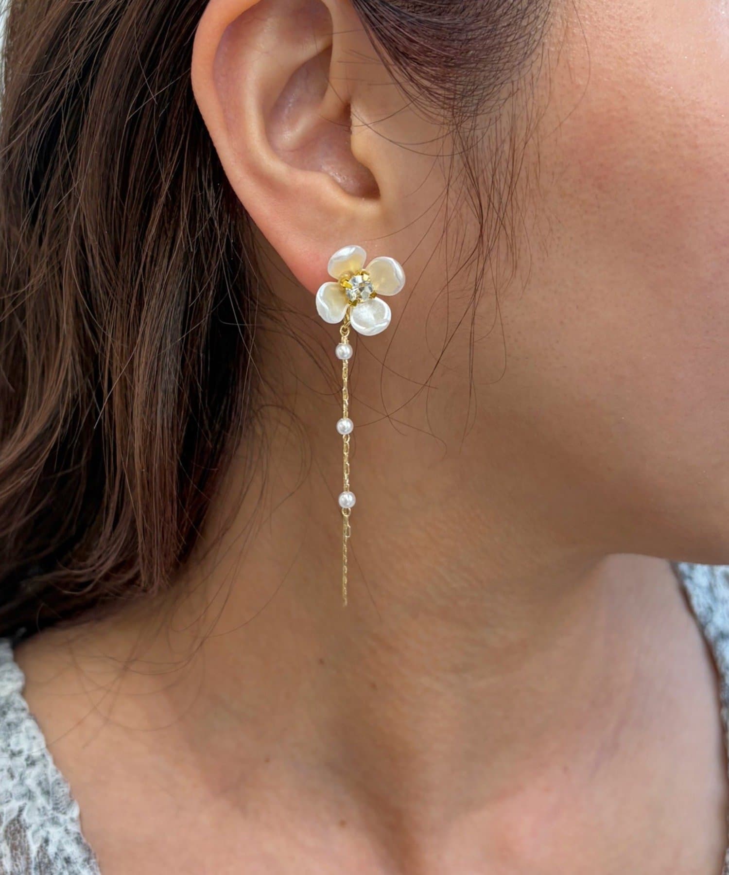 Lattice(ラティス) フラワーピアス