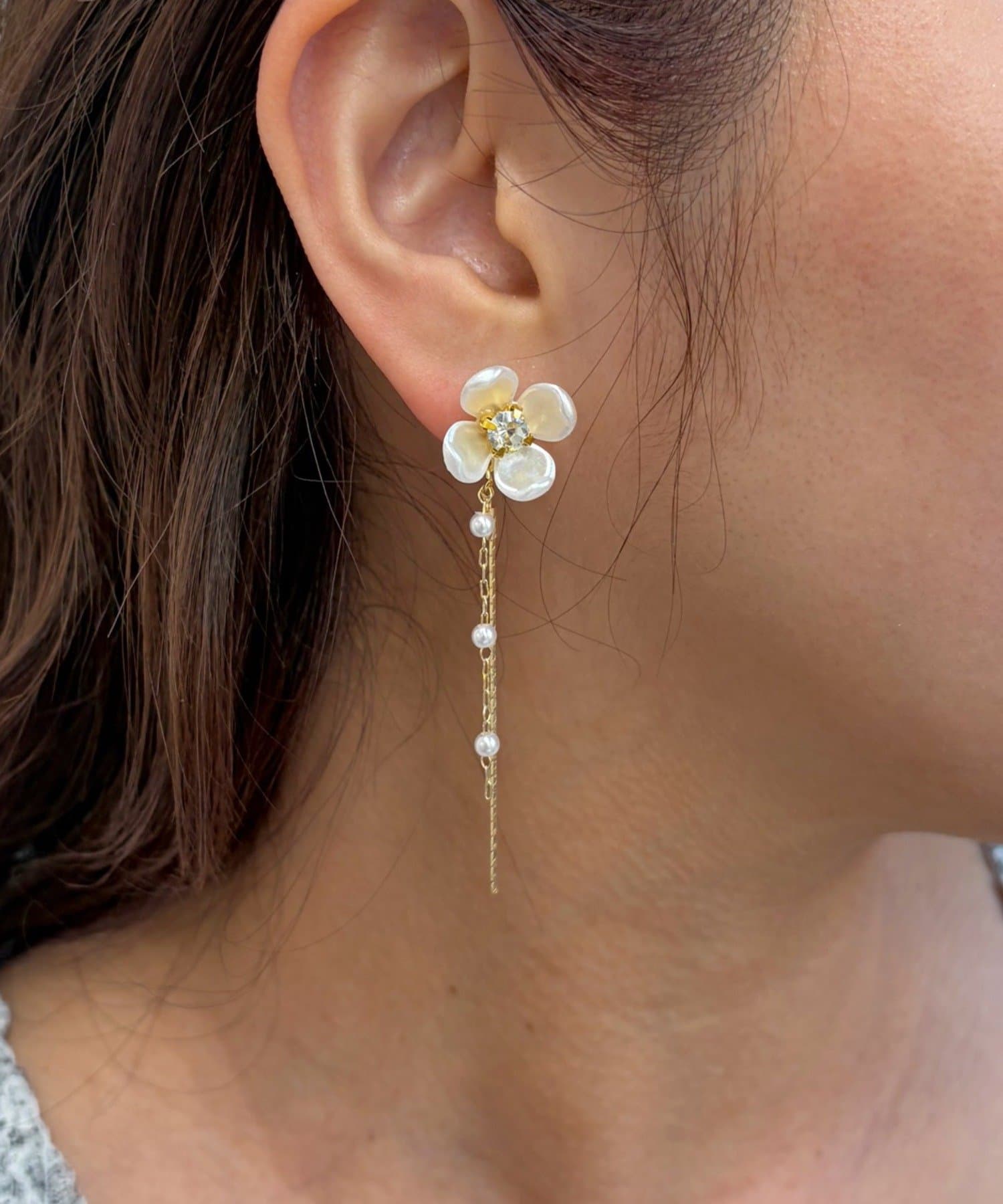 Lattice(ラティス) フラワーピアス