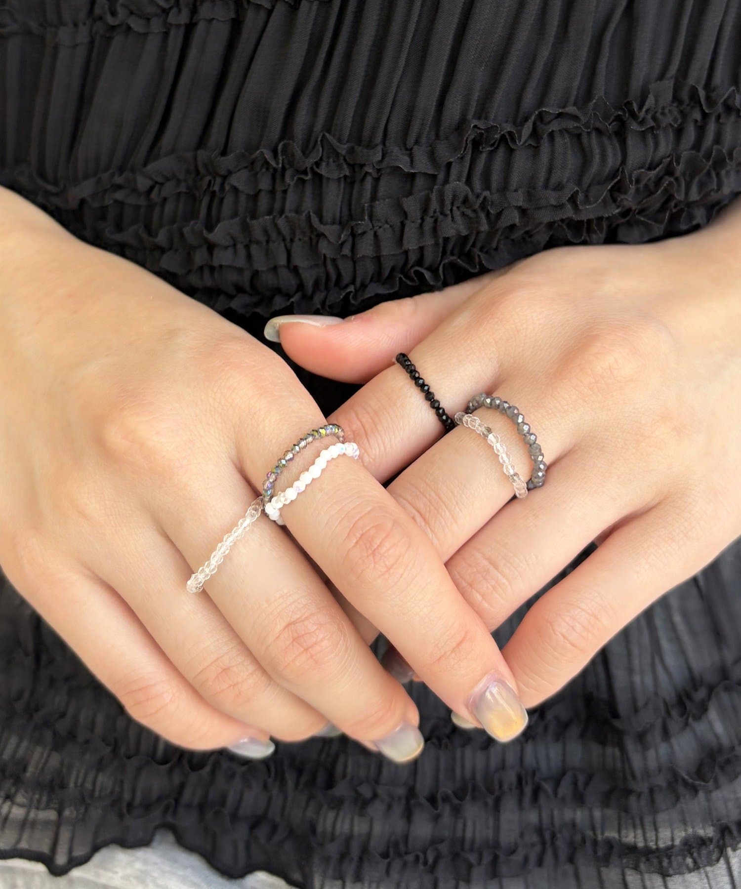 Lattice(ラティス) ビーズリングセット(6P)