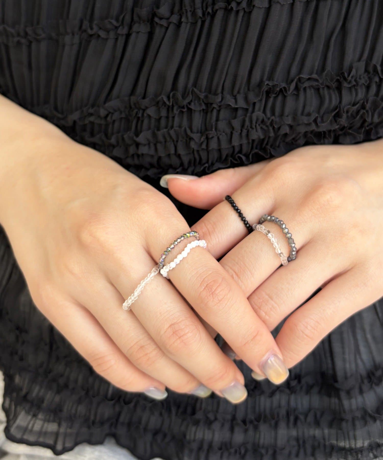 Lattice(ラティス) ビーズリングセット(6P)