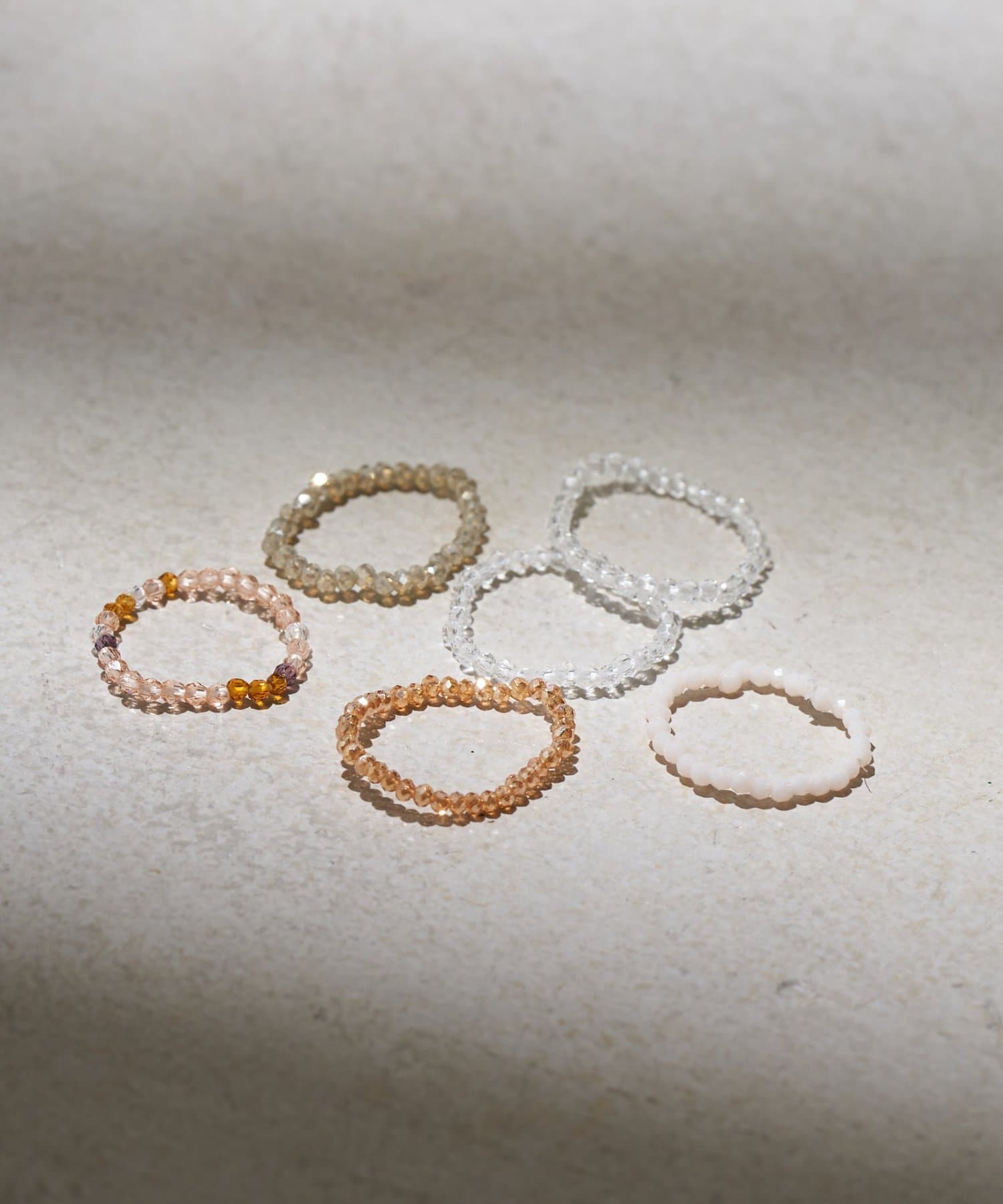 Lattice(ラティス) ビーズリングセット(6P)