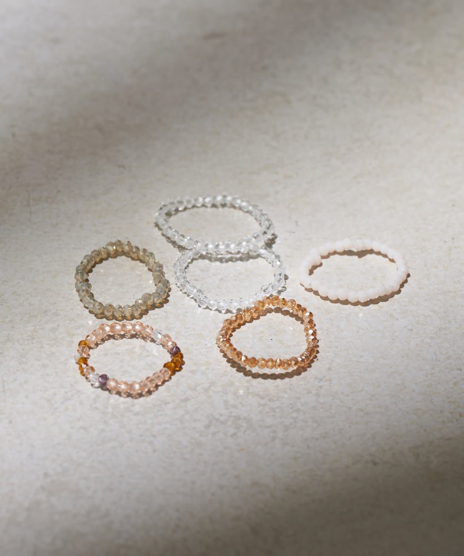 Lattice(ラティス) ビーズリングセット(6P)