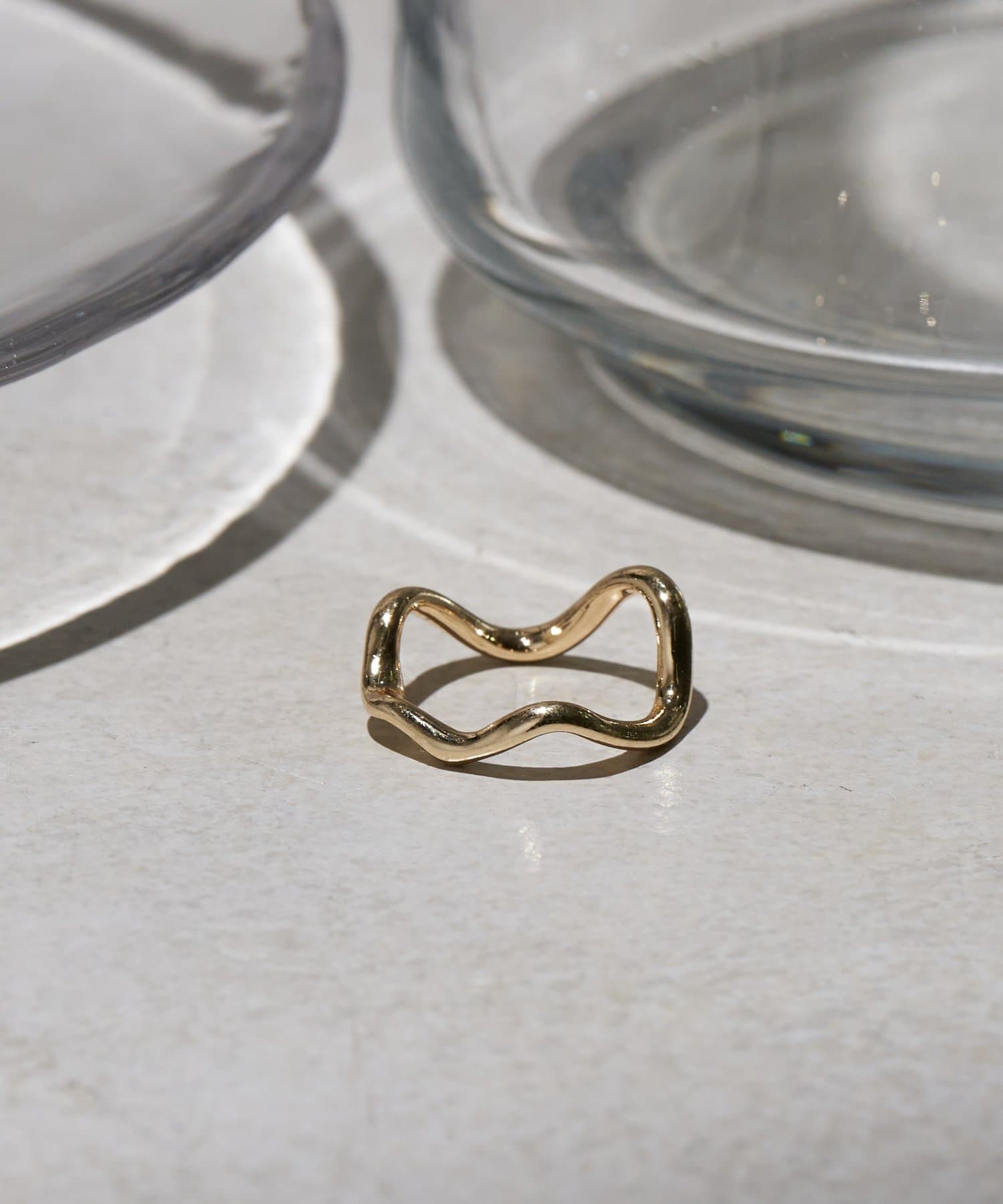 Lattice(ラティス) ウェーブピンキーリング