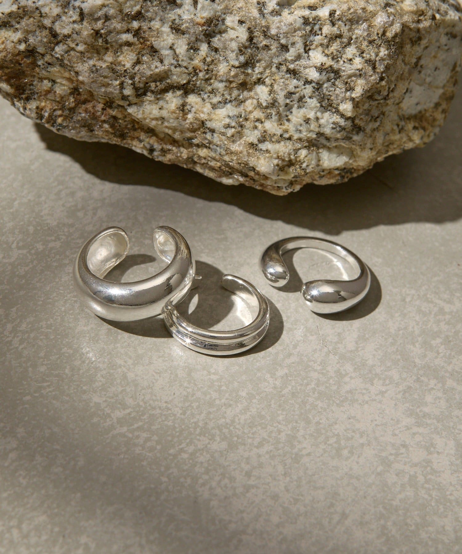 Lattice(ラティス) ニュアンスメタルリングセット(3P)