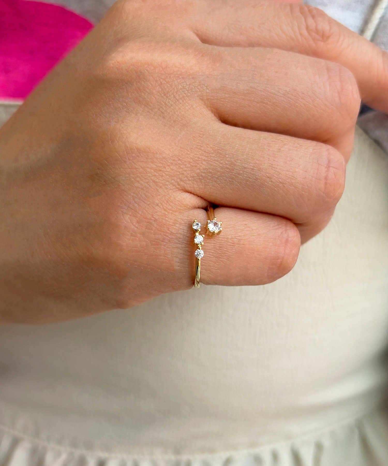 Lattice(ラティス) シンプルクロスピンキーリング