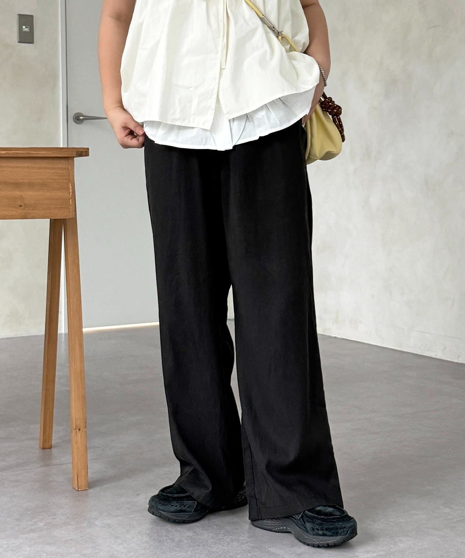 CPCM(シーピーシーエム) 冷感ナイロンイージーパンツ