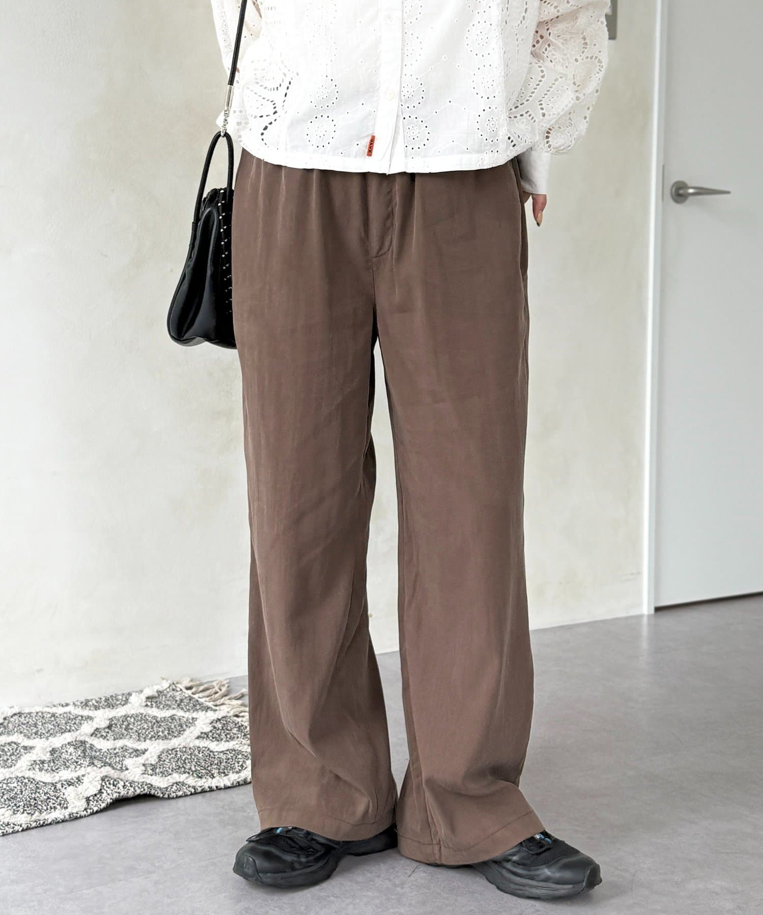 CPCM(シーピーシーエム) 冷感ナイロンイージーパンツ