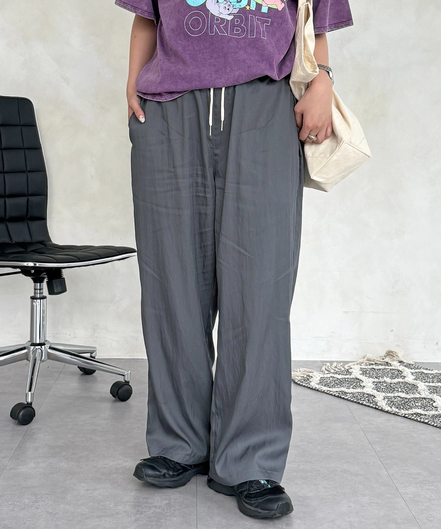 CPCM(シーピーシーエム) 冷感ナイロンイージーパンツ