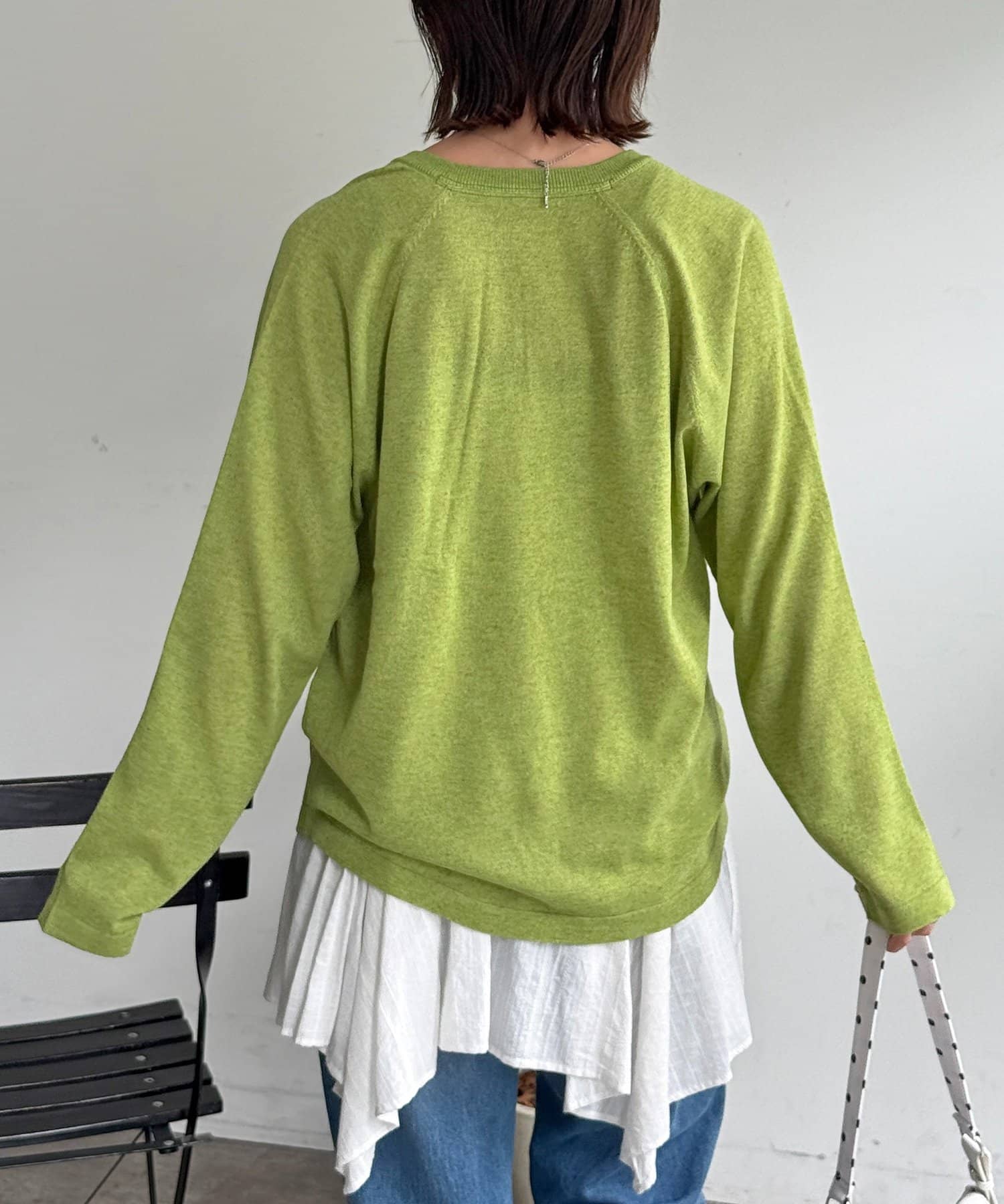 CPCM(シーピーシーエム) 【U.S. POLO ASSN.】麻混ヘンリーニット