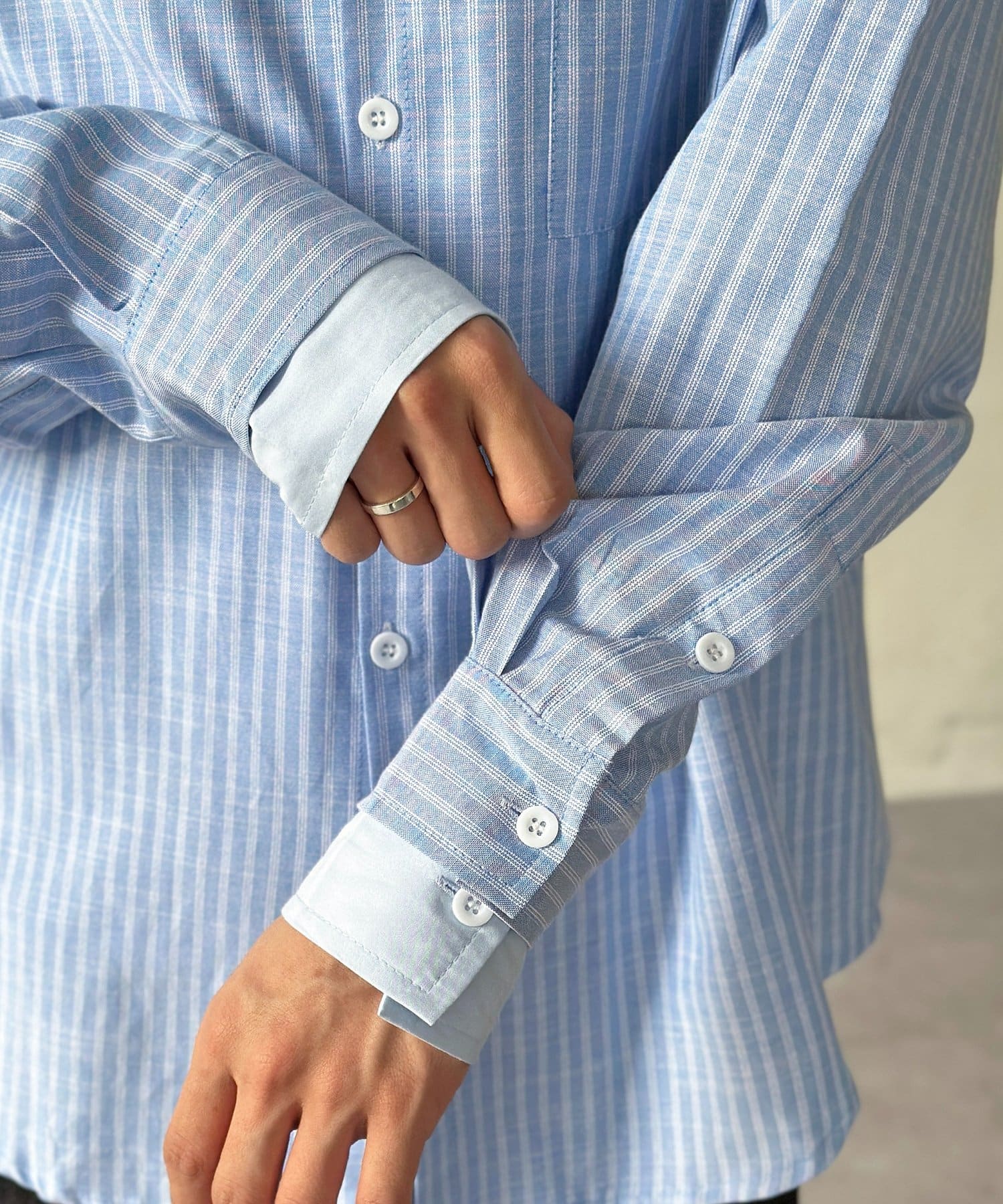 CPCM(シーピーシーエム) フェイクレイヤー長袖シャツ