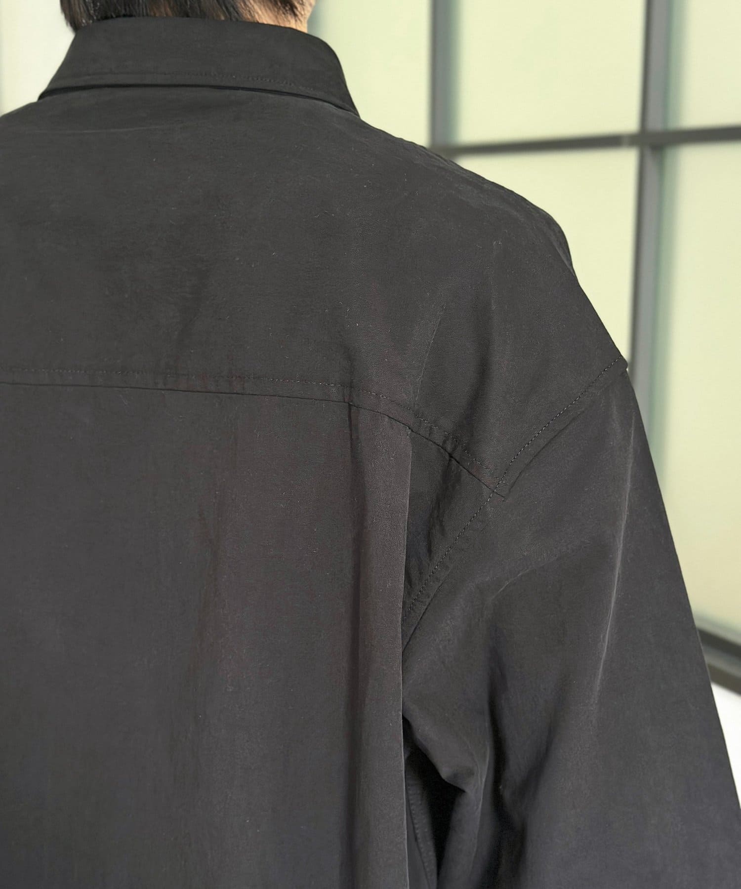 CPCM(シーピーシーエム) クロップドシャツブルゾン