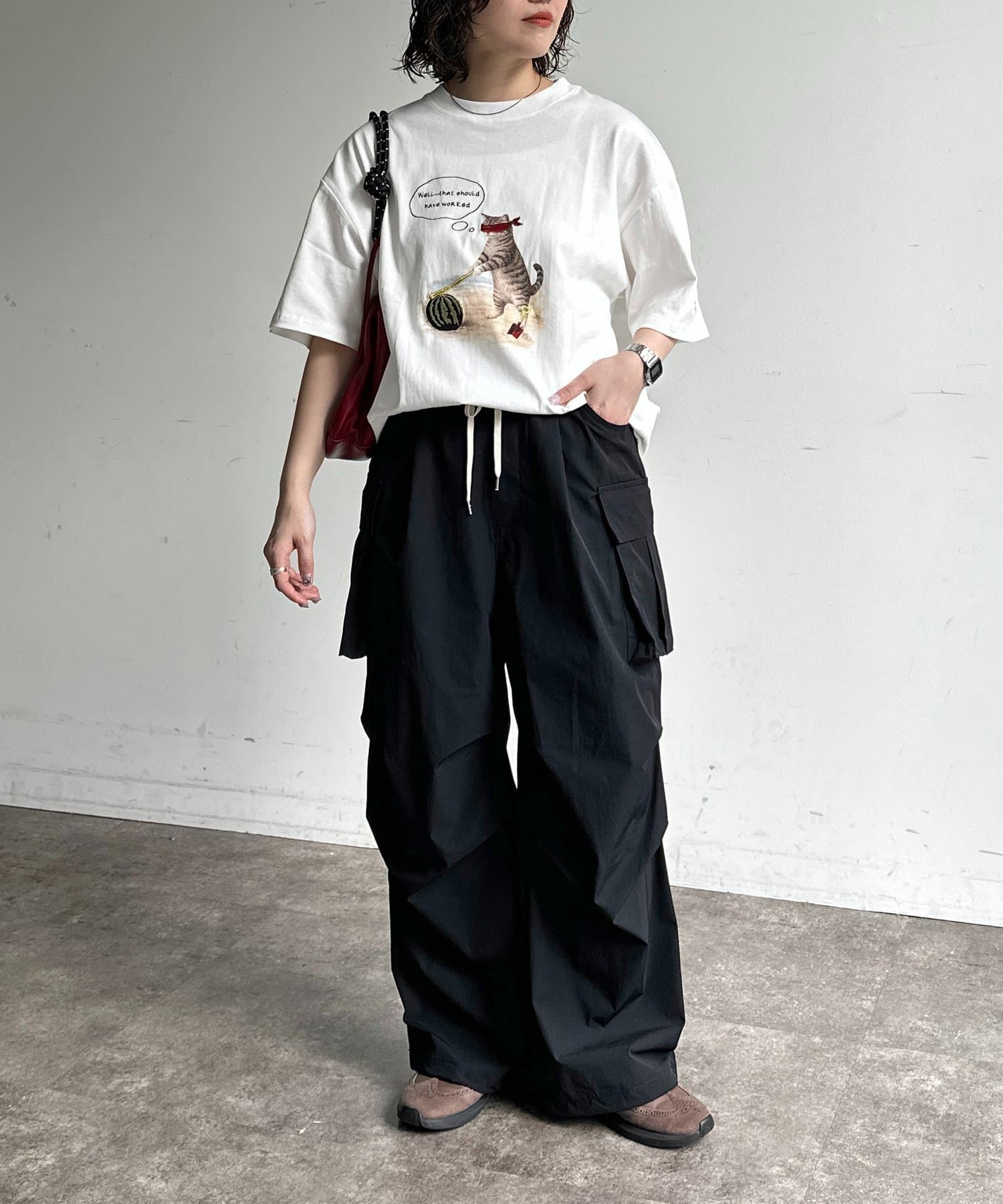 CPCM(シーピーシーエム) 刺繍アニマルプリントT