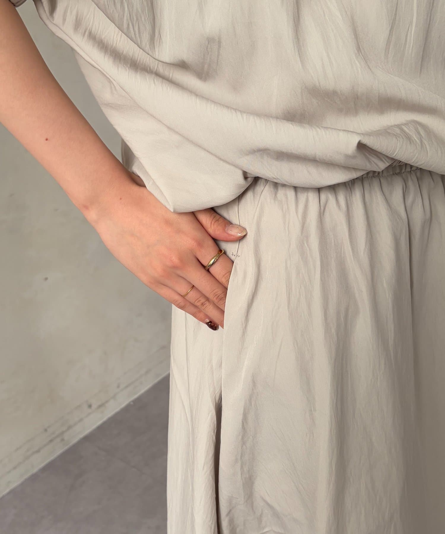 Chez toi(シェトワ) バルーンブラウス×スカートSET