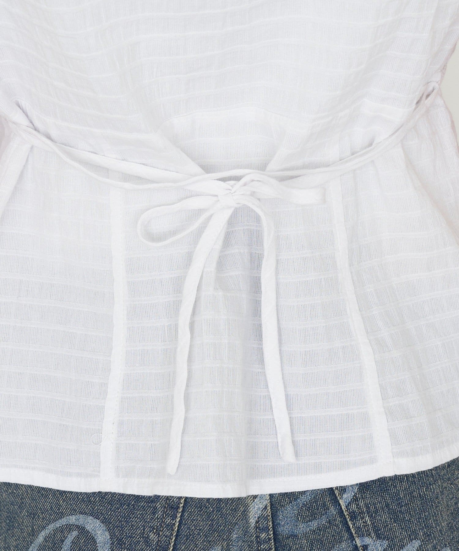 RAY CASSIN(レイカズン) 【5色展開 】スキッパーフリルシャツ