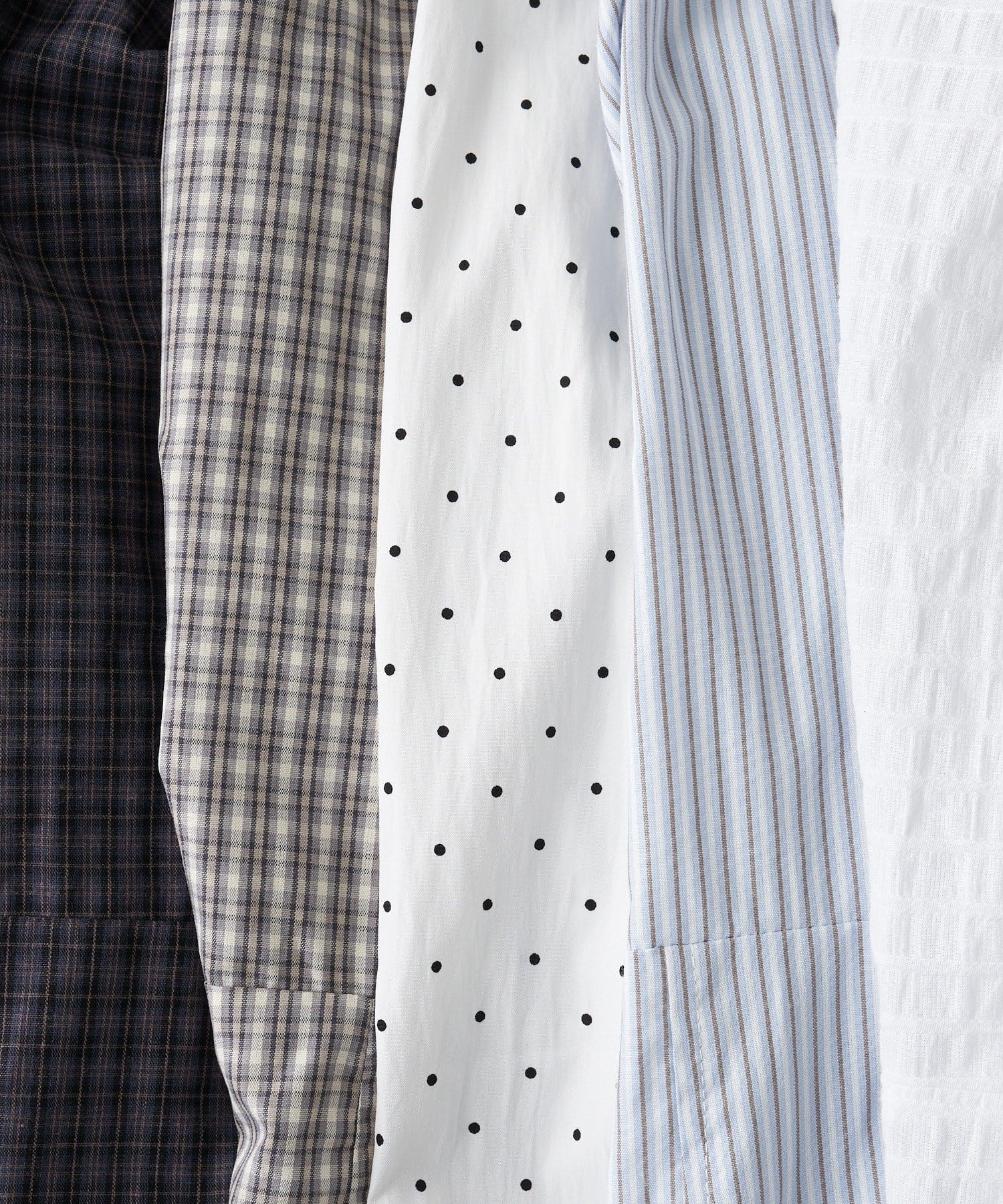 RAY CASSIN(レイカズン) 【5色展開 】スキッパーフリルシャツ