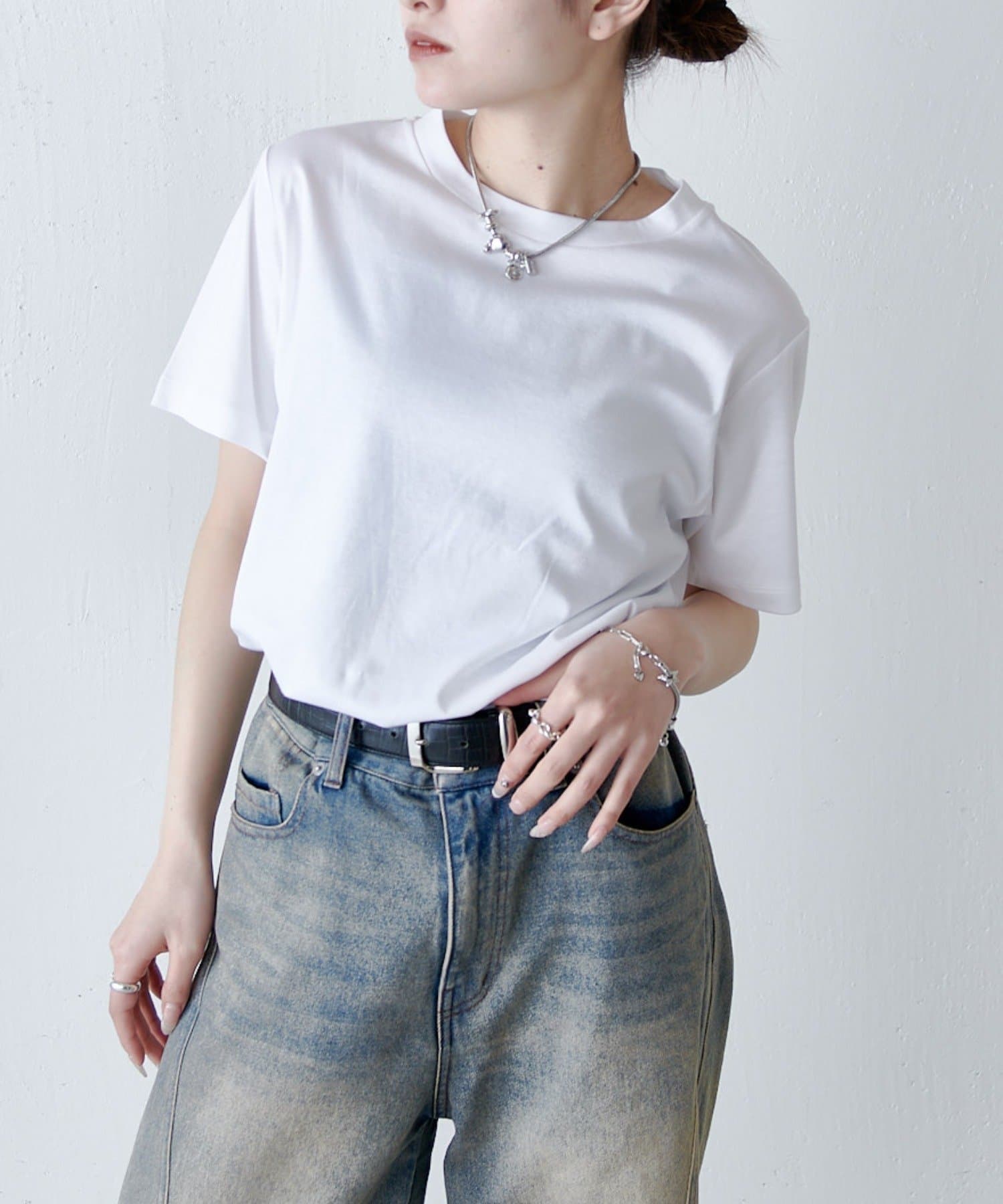Lui's(ルイス) 接触冷感THE BASIC Tシャツ