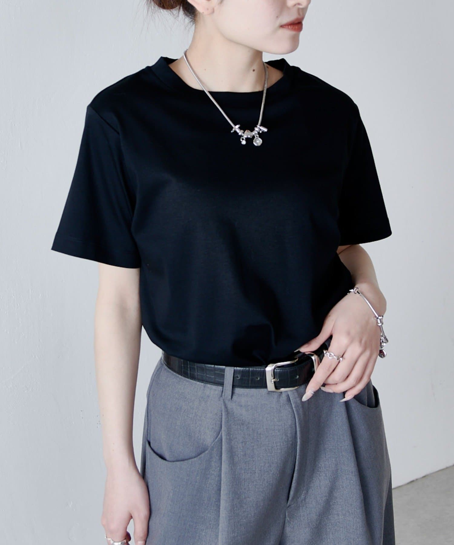 Lui's(ルイス) 接触冷感THE BASIC Tシャツ