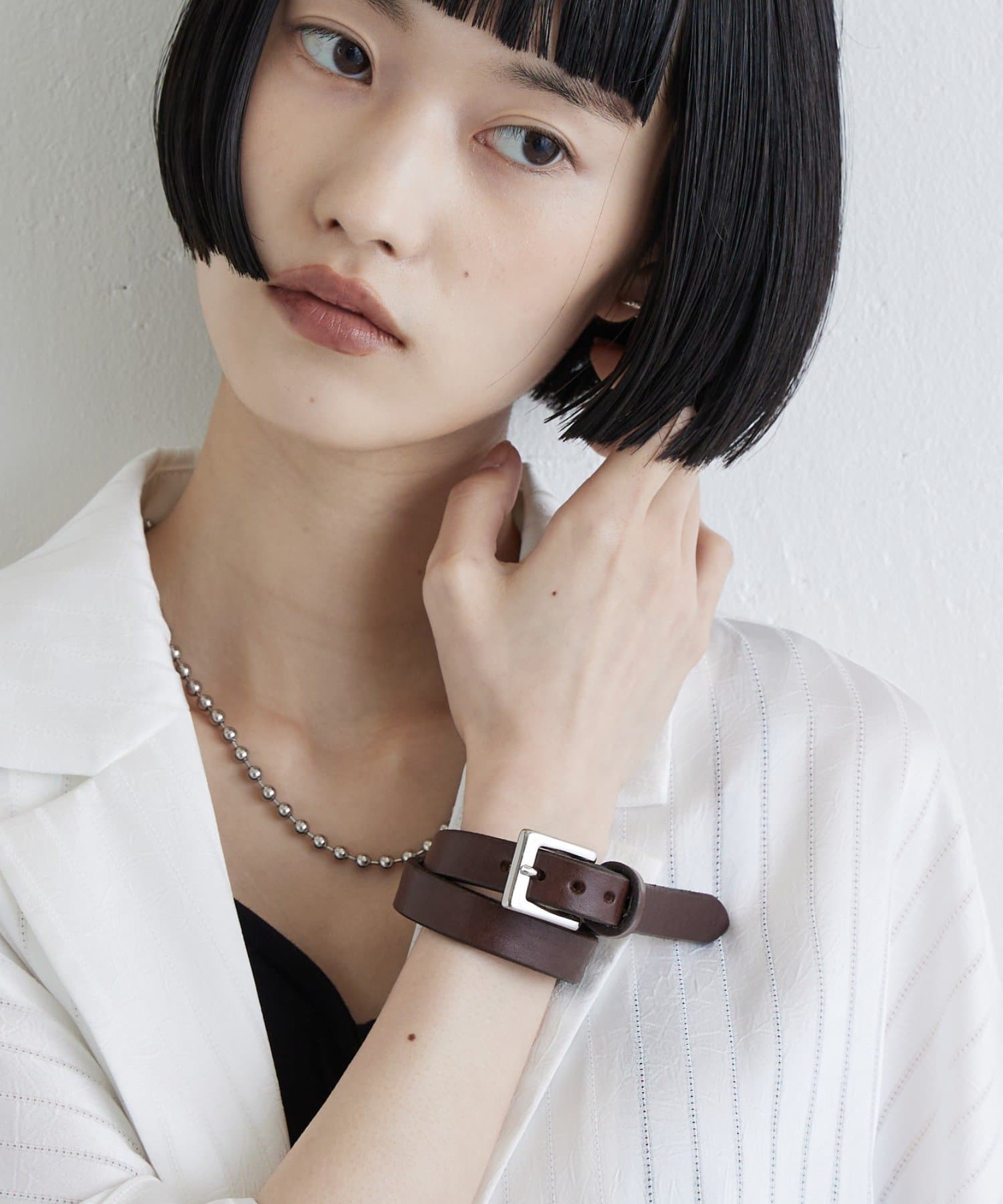 Lui's(ルイス) ダブルレザーブレスレット