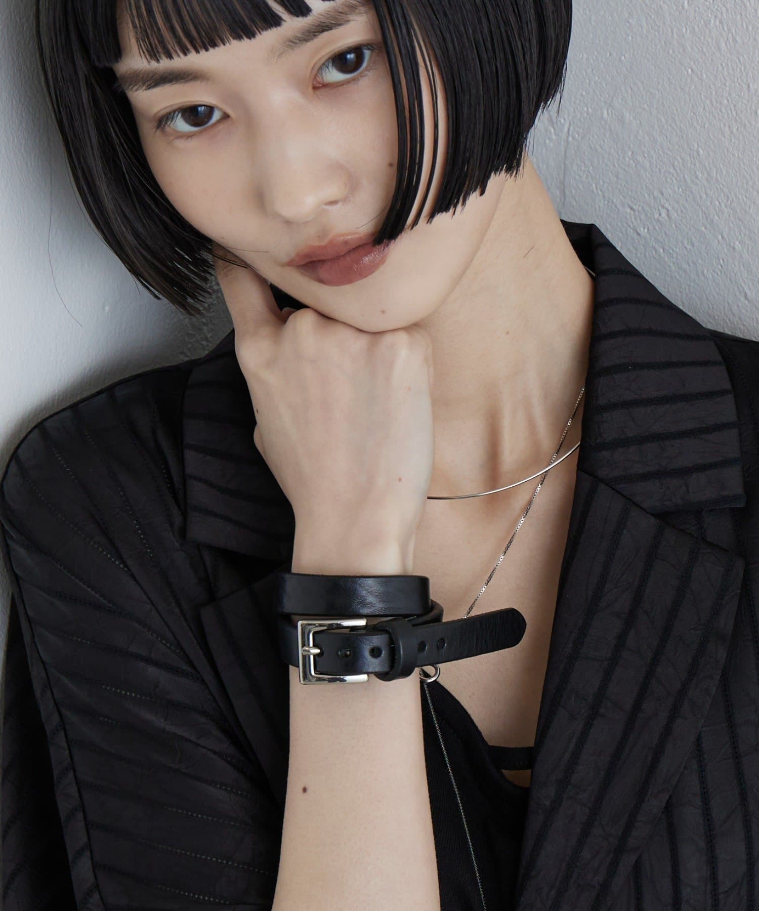 Lui's(ルイス) ダブルレザーブレスレット